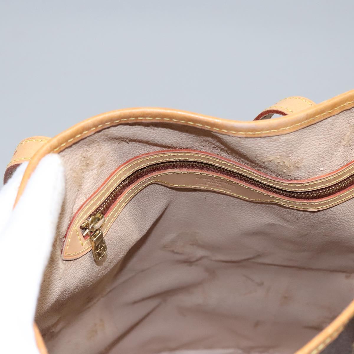 LOUIS VUITTON Monogram Bucket GM Shoulder Bag M42236 LV Auth nb265