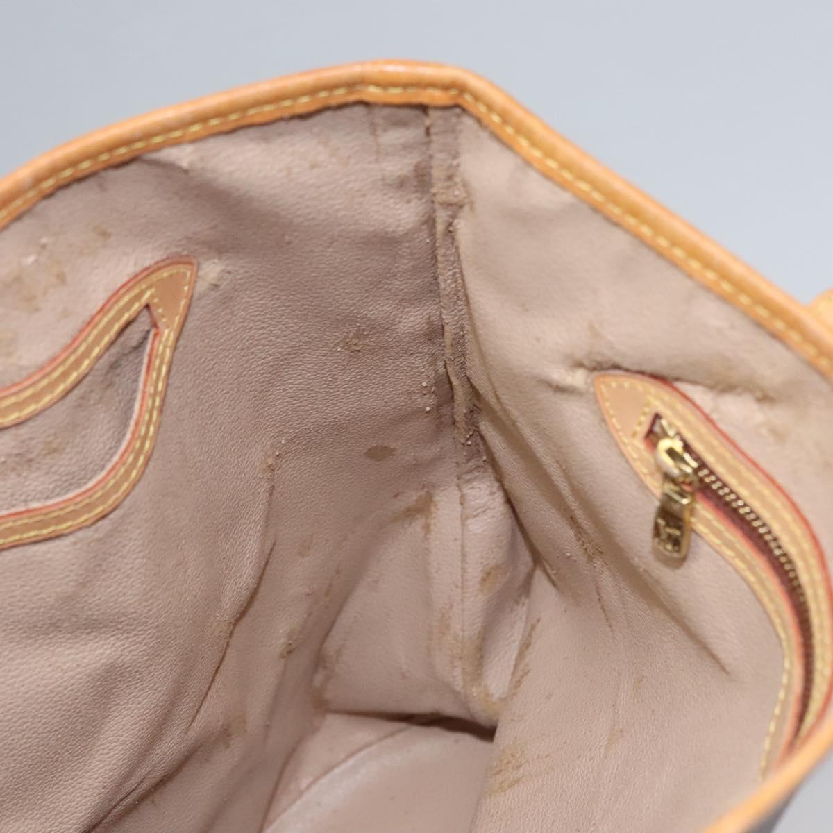 LOUIS VUITTON Monogram Bucket GM Shoulder Bag M42236 LV Auth nb265