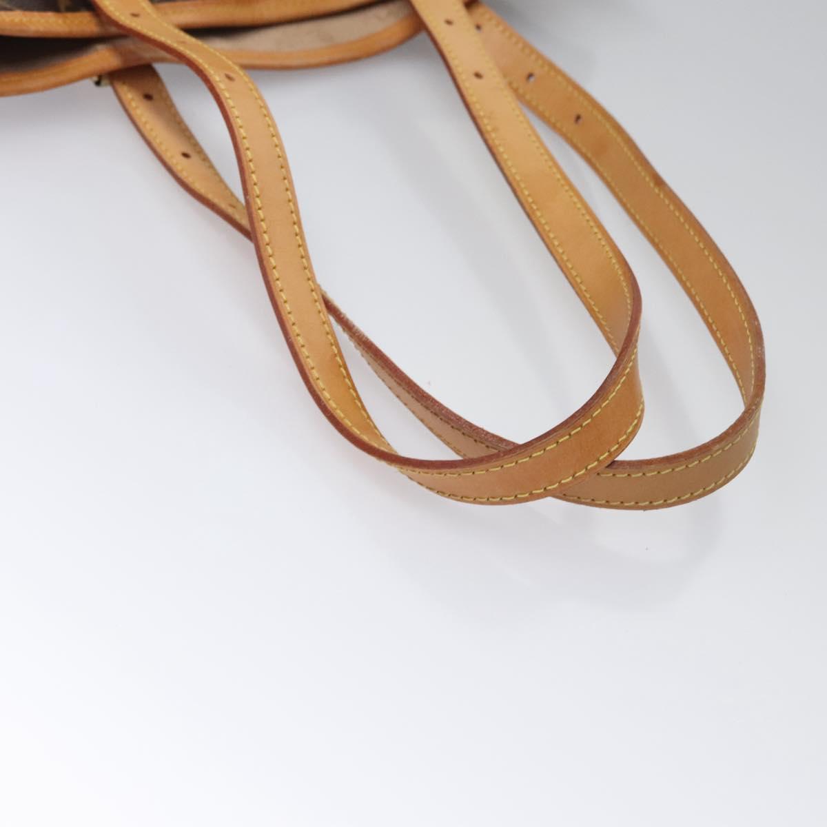 LOUIS VUITTON Monogram Bucket GM Shoulder Bag M42236 LV Auth nb265