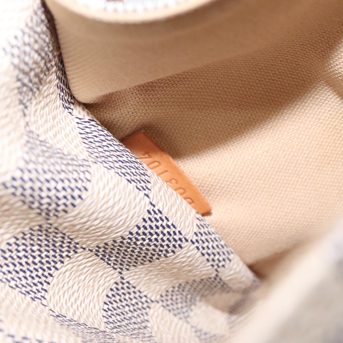 LOUIS VUITTON Damier Azur Totally PM Tote Bag N51261 LV Auth nb286