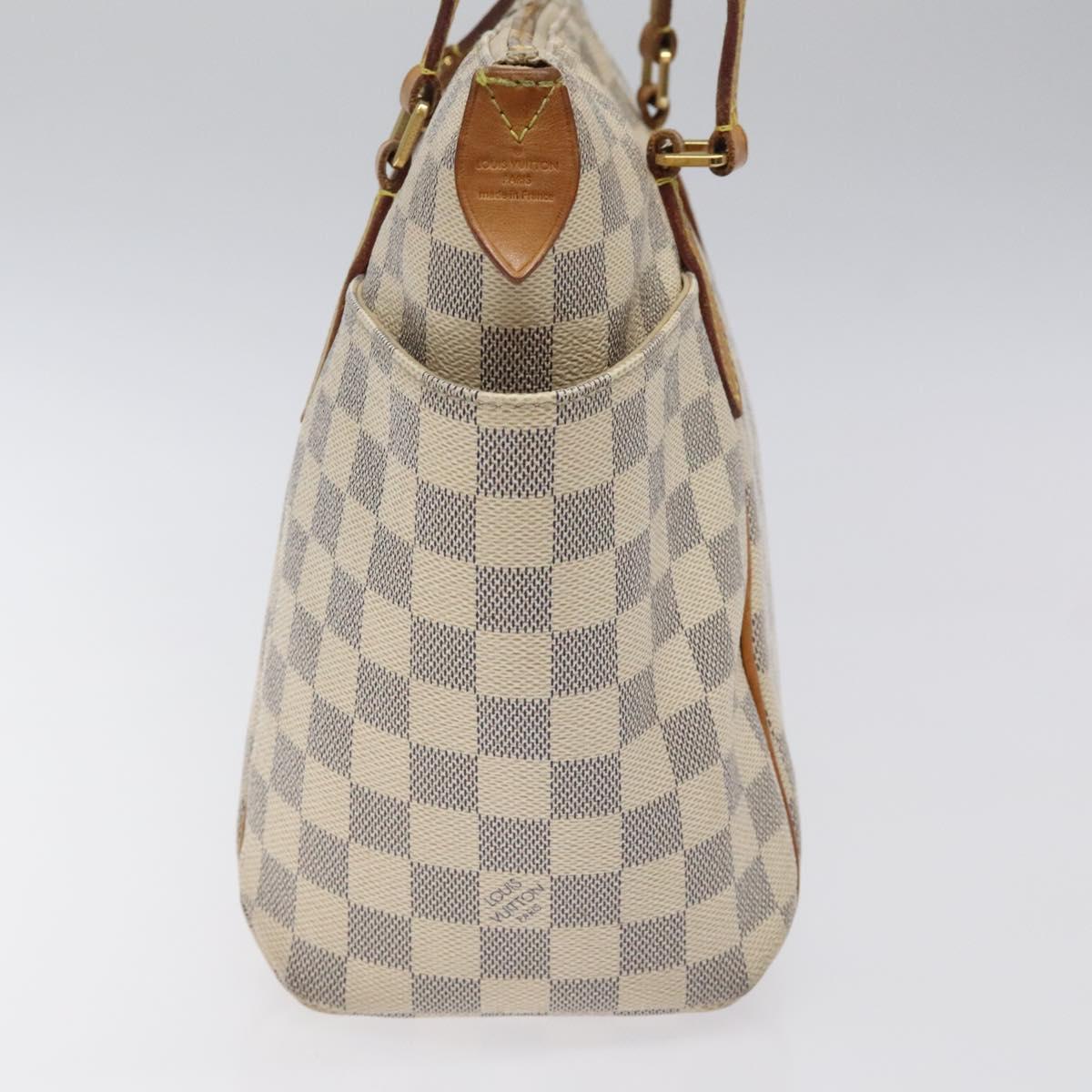 LOUIS VUITTON Damier Azur Totally PM Tote Bag N51261 LV Auth nb286
