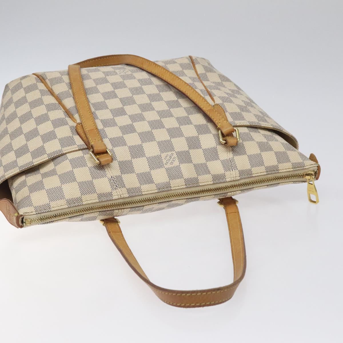 LOUIS VUITTON Damier Azur Totally PM Tote Bag N51261 LV Auth nb286
