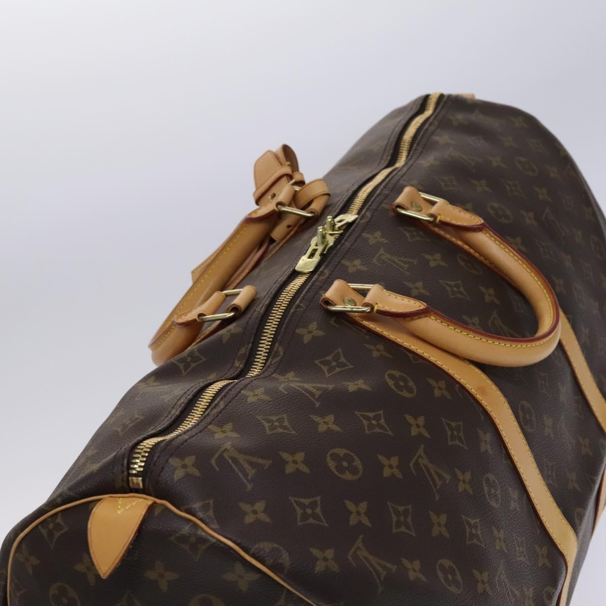 LOUIS VUITTON Monogram Keepall 50 Boston Bag M41426 LV Auth nb289
