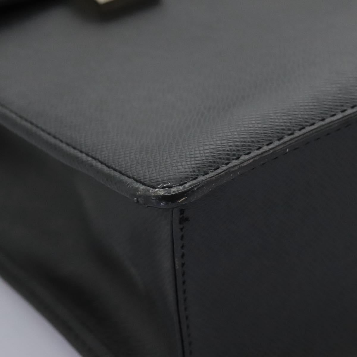 LOUIS VUITTON Taiga Serviette Kazan Business Bag Ardoise M30802 LV Auth nb348