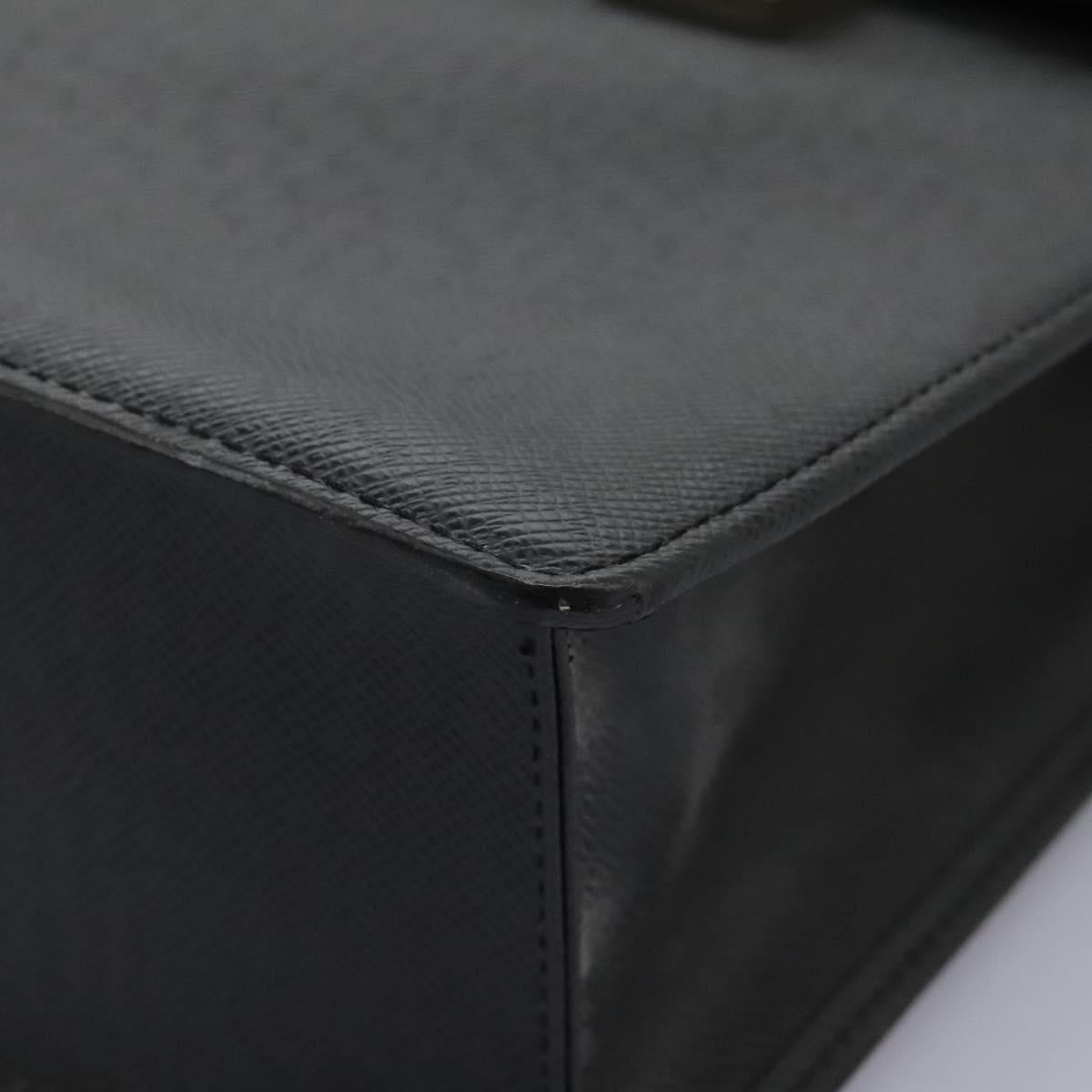 LOUIS VUITTON Taiga Serviette Kazan Business Bag Ardoise M30802 LV Auth nb348