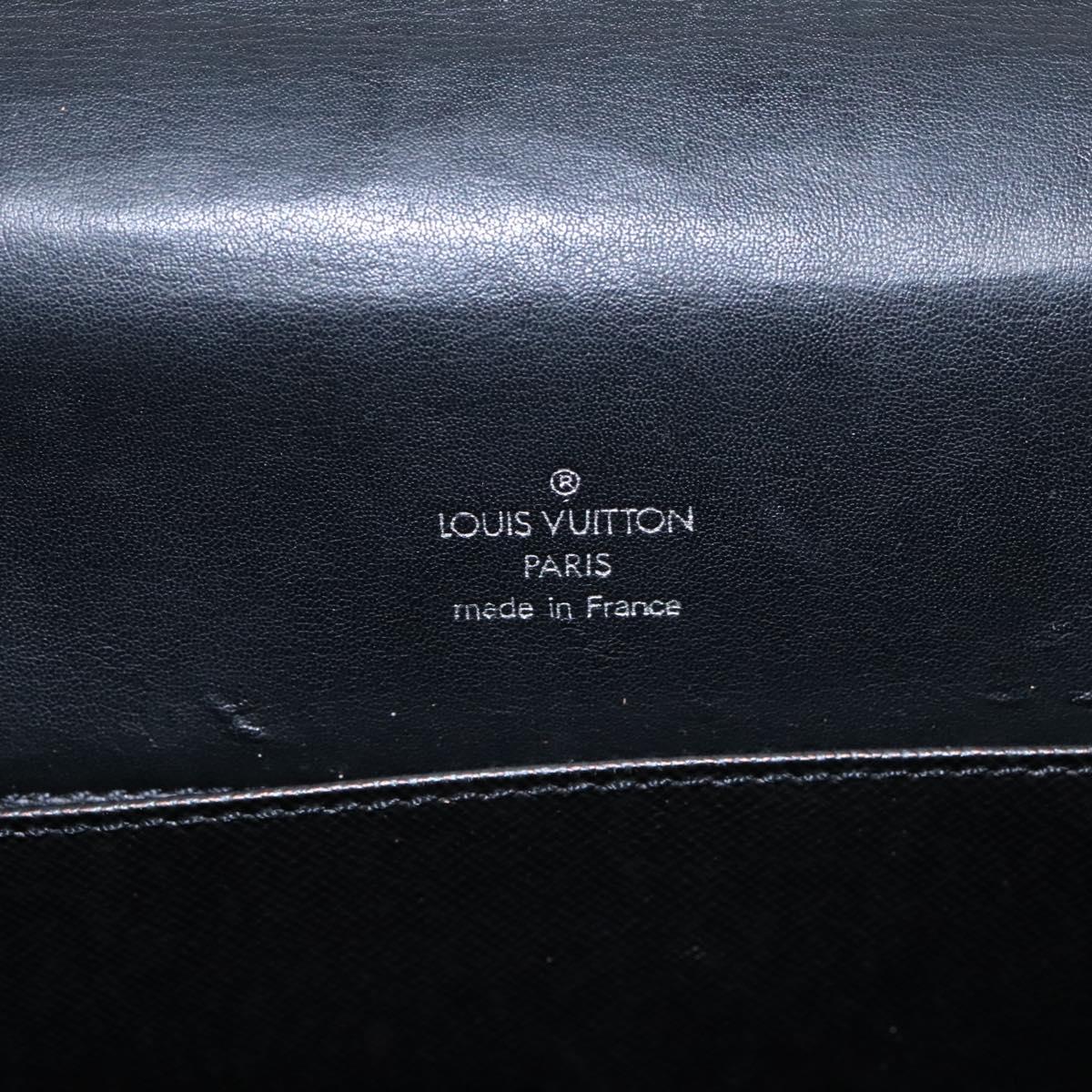 LOUIS VUITTON Taiga Serviette Kazan Business Bag Ardoise M30802 LV Auth nb348