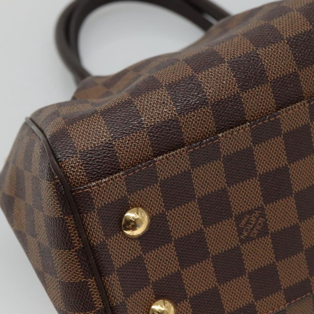 LOUIS VUITTON Damier Ebene Trevi PM Hand Bag 2way N51997 LV Auth nb351AV