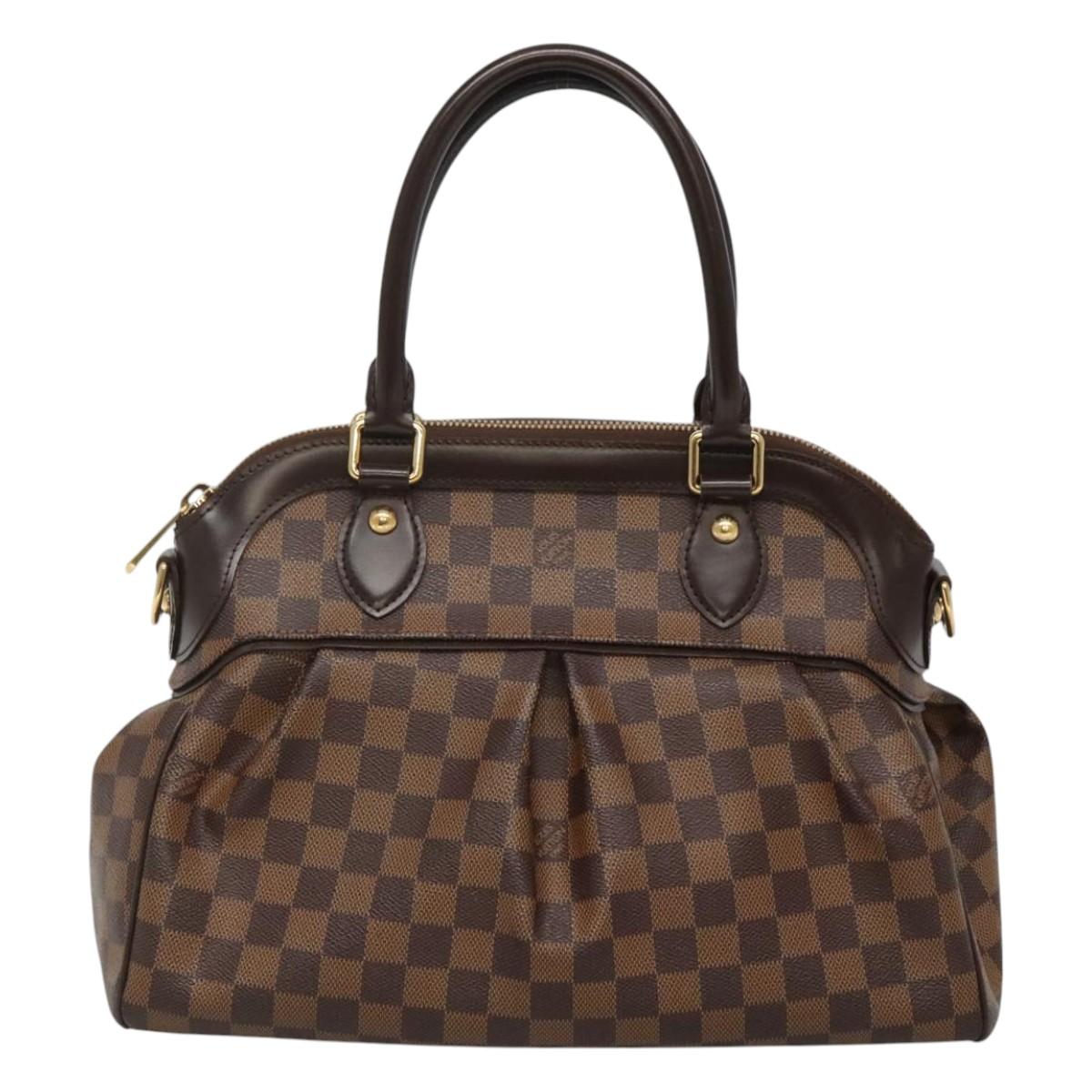 LOUIS VUITTON Damier Ebene Trevi PM Hand Bag 2way N51997 LV Auth nb351AV