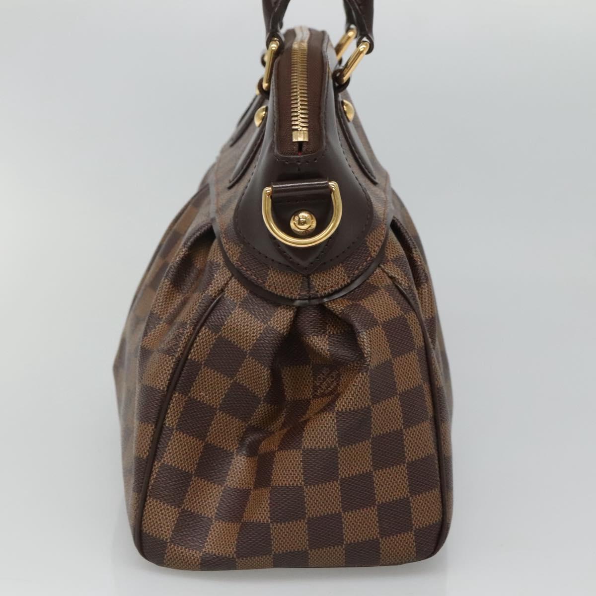 LOUIS VUITTON Damier Ebene Trevi PM Hand Bag 2way N51997 LV Auth nb351AV