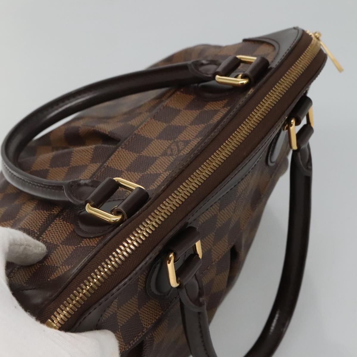 LOUIS VUITTON Damier Ebene Trevi PM Hand Bag 2way N51997 LV Auth nb351AV