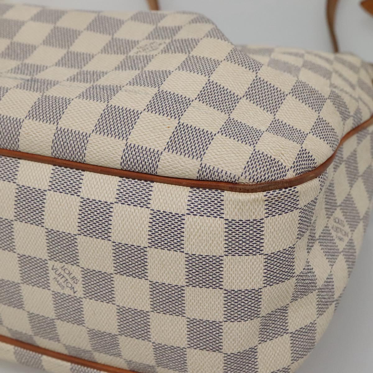 LOUIS VUITTON Damier Azur Siracusa MM Shoulder Bag N41112 LV Auth nb380