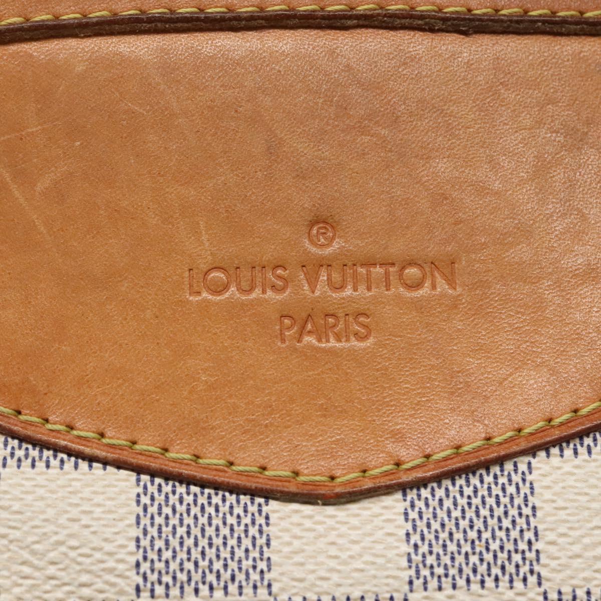 LOUIS VUITTON Damier Azur Siracusa MM Shoulder Bag N41112 LV Auth nb380
