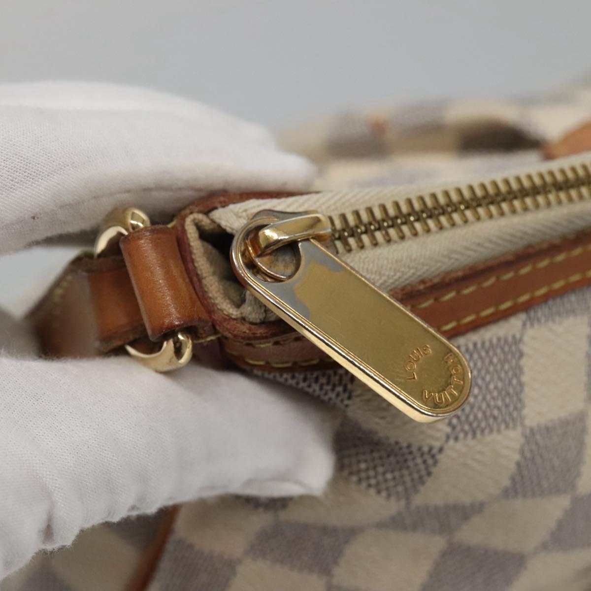 LOUIS VUITTON Damier Azur Siracusa MM Shoulder Bag N41112 LV Auth nb380