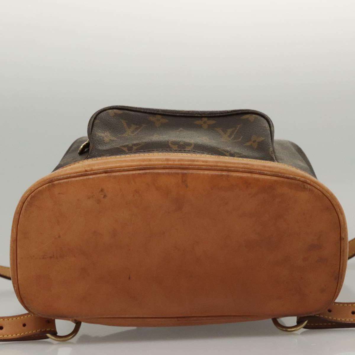 LOUIS VUITTON Monogram Montsouris MM Backpack M51136 LV Auth nb420