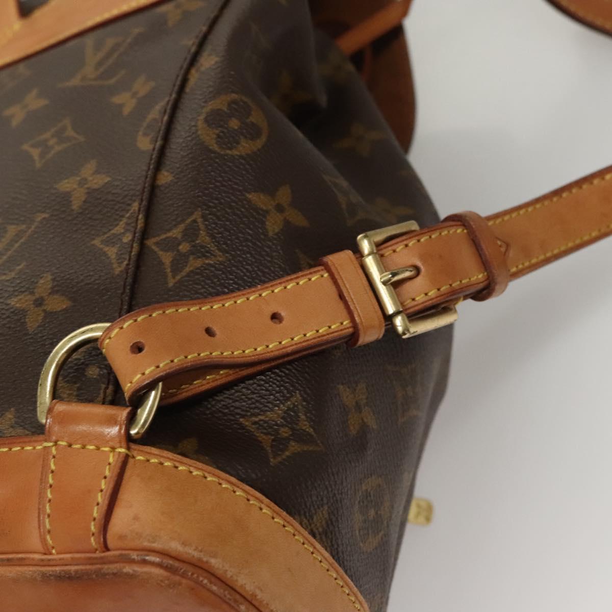 LOUIS VUITTON Monogram Montsouris MM Backpack M51136 LV Auth nb420