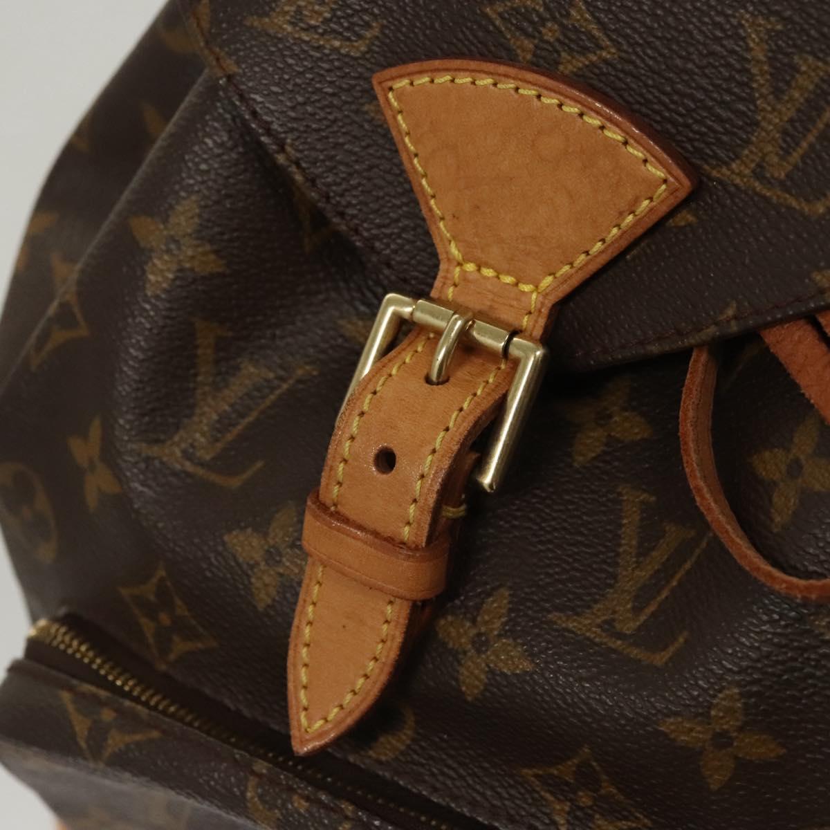 LOUIS VUITTON Monogram Montsouris MM Backpack M51136 LV Auth nb420