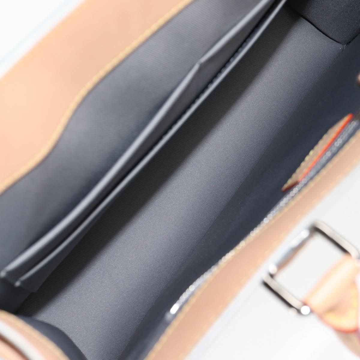 LOUIS VUITTON Monogram Miroir Sac Plat Bag Silver Argent M45884 LV Auth nb472M