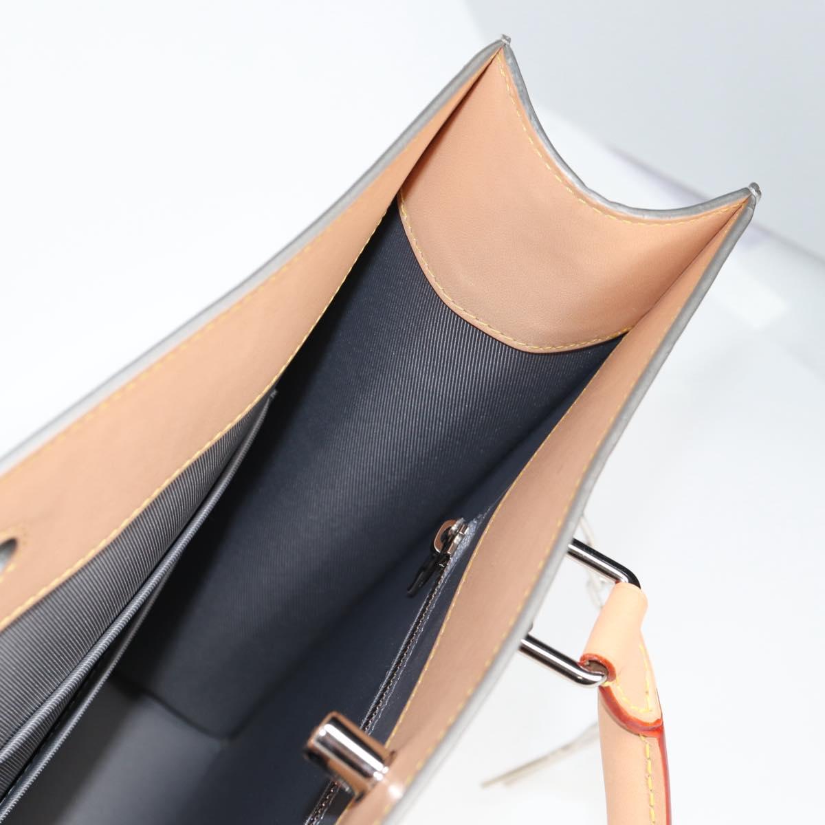 LOUIS VUITTON Monogram Miroir Sac Plat Bag Silver Argent M45884 LV Auth nb472M