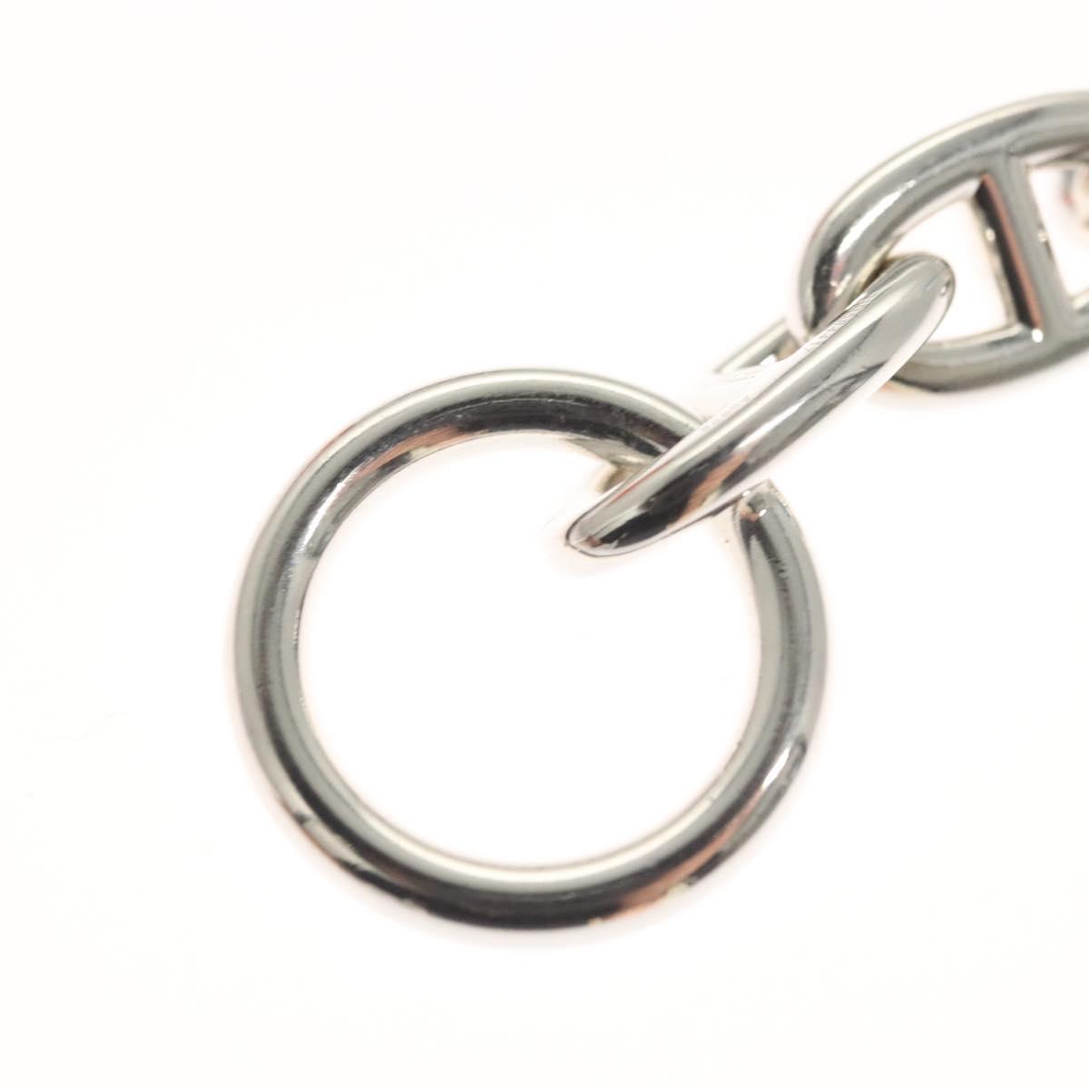 HERMES Chaine d'Ancre MM Bracelet Ag925 Silver Auth nb497M