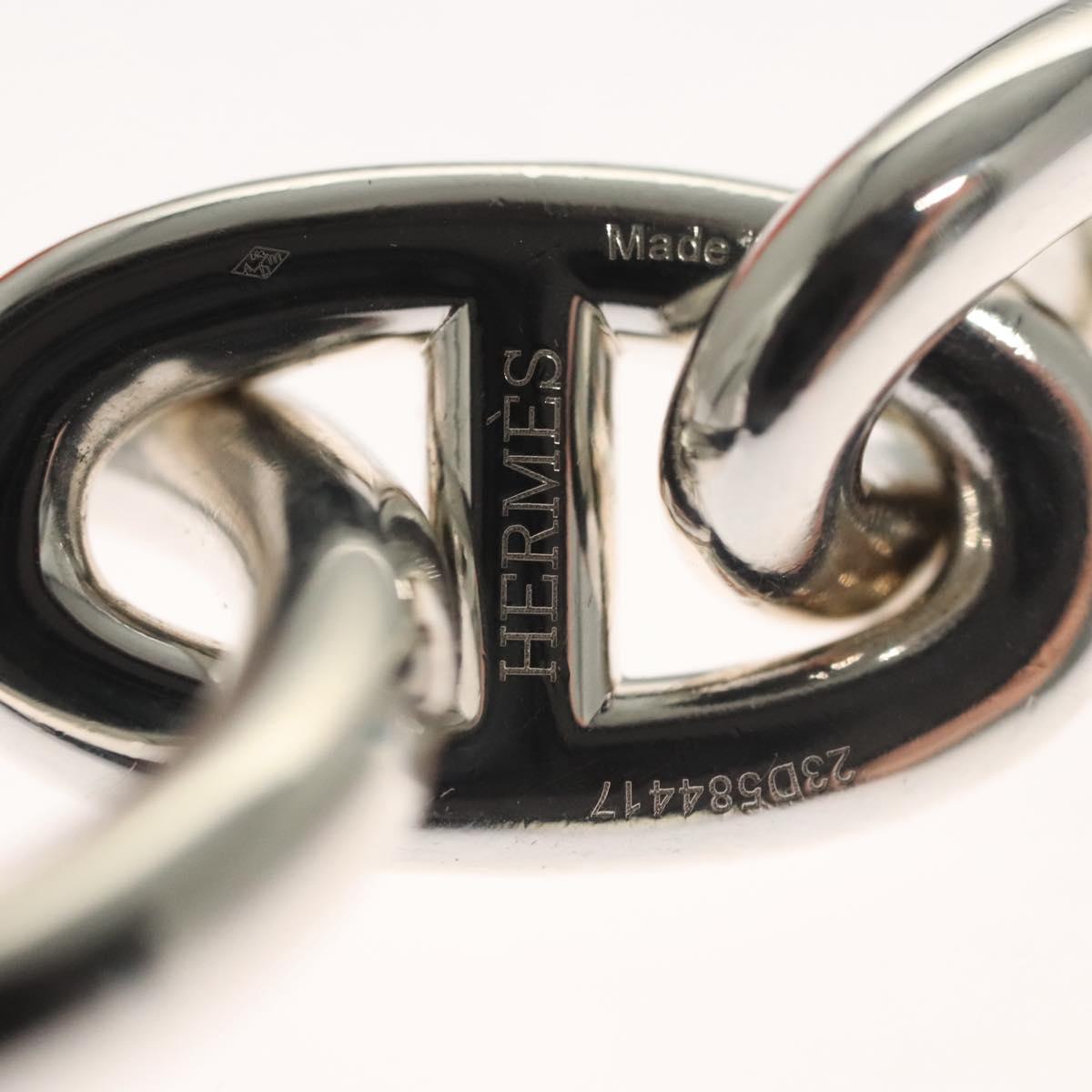 HERMES Chaine d'Ancre MM Bracelet Ag925 Silver Auth nb497M