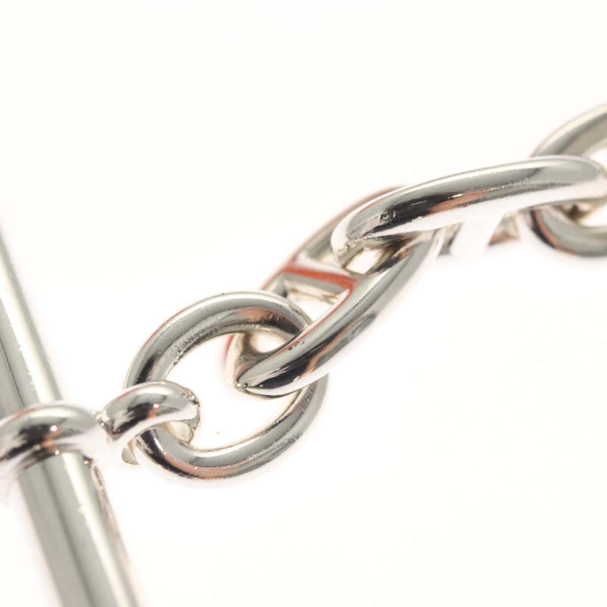 HERMES Chaine d'Ancre MM Bracelet Ag925 Silver Auth nb497M