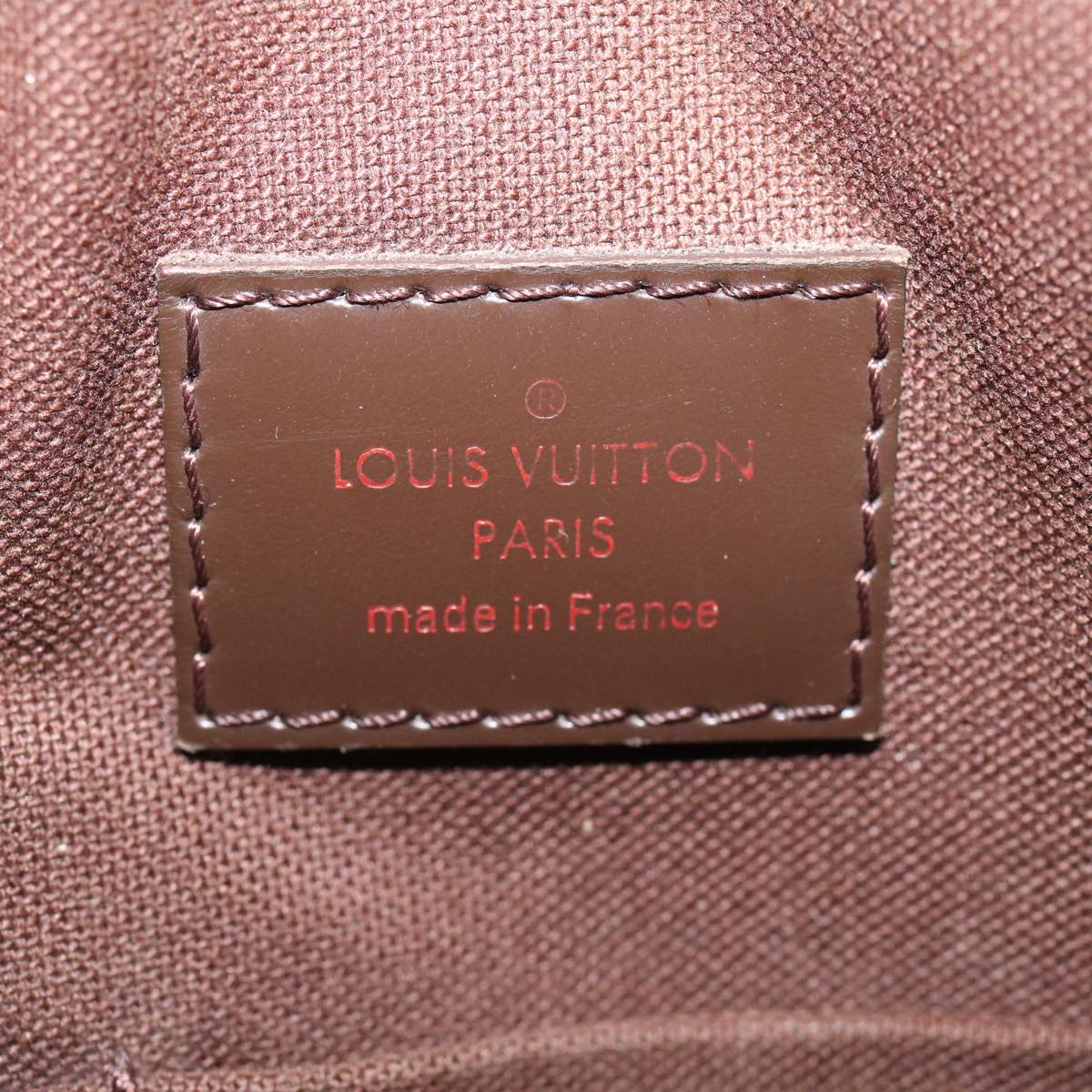 LOUIS VUITTON Damier Ebene Brooklyn PM Shoulder Bag N51210 LV Auth 34722