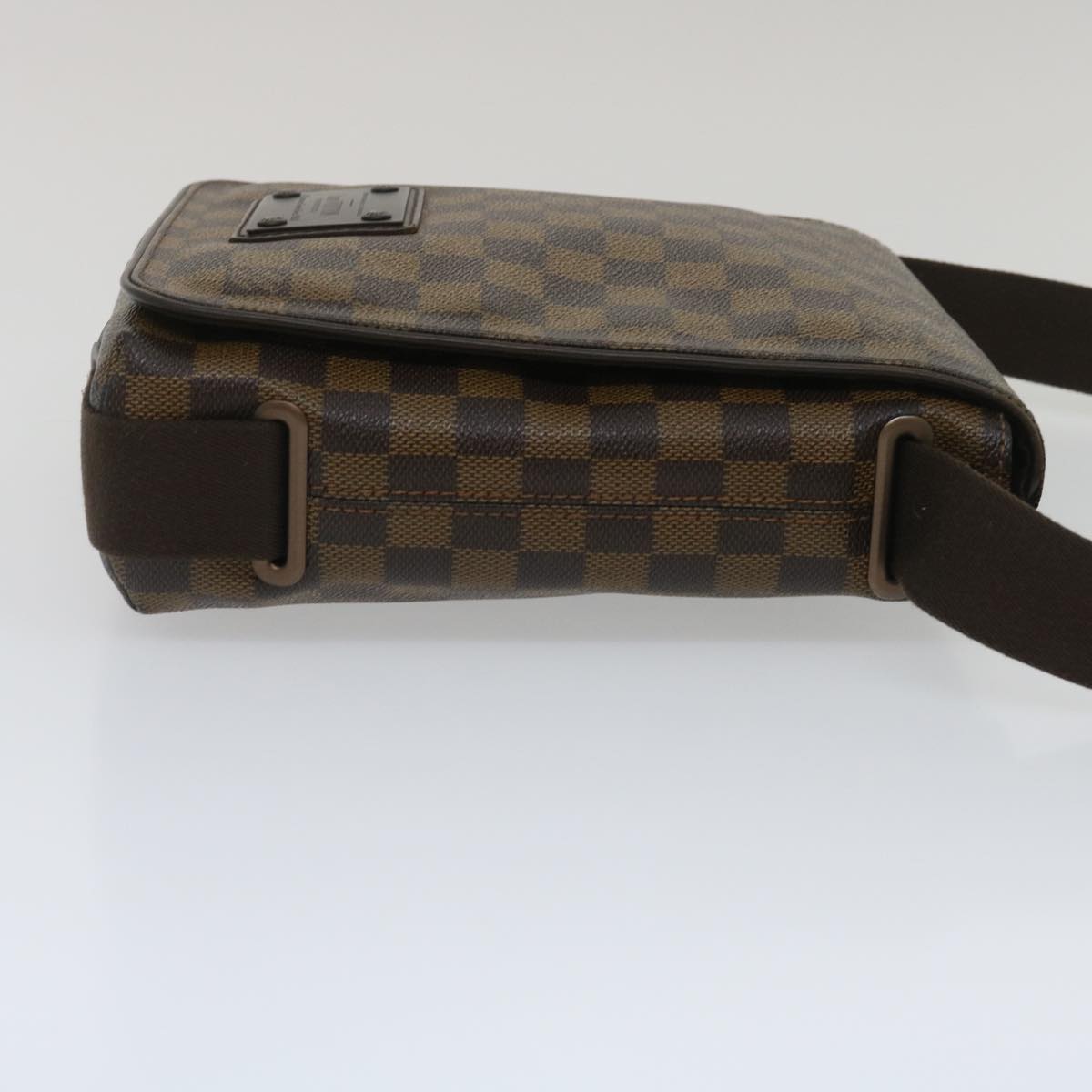 LOUIS VUITTON Damier Ebene Brooklyn PM Shoulder Bag N51210 LV Auth 34722