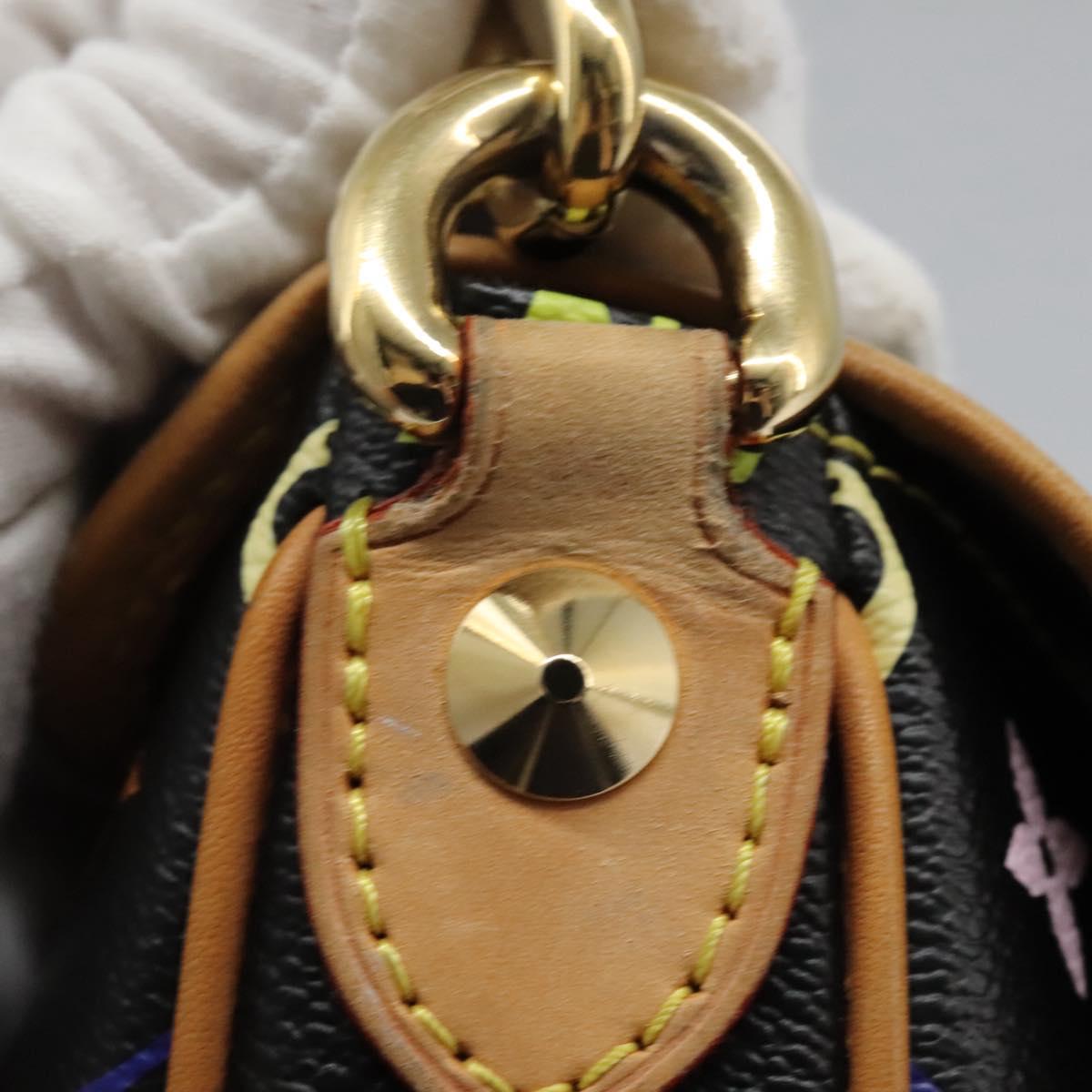LOUIS VUITTON Monogram Multicolor Patty Shoulder Bag Black M40306 LV Auth PP339AV
