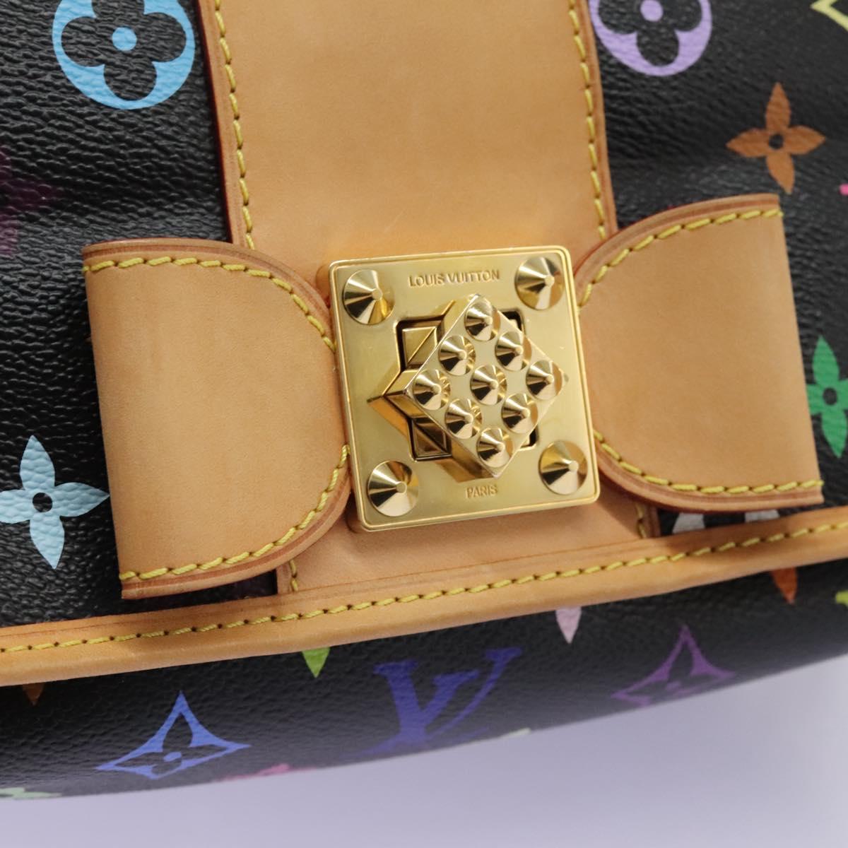 LOUIS VUITTON Monogram Multicolor Patty Shoulder Bag Black M40306 LV Auth PP339AV