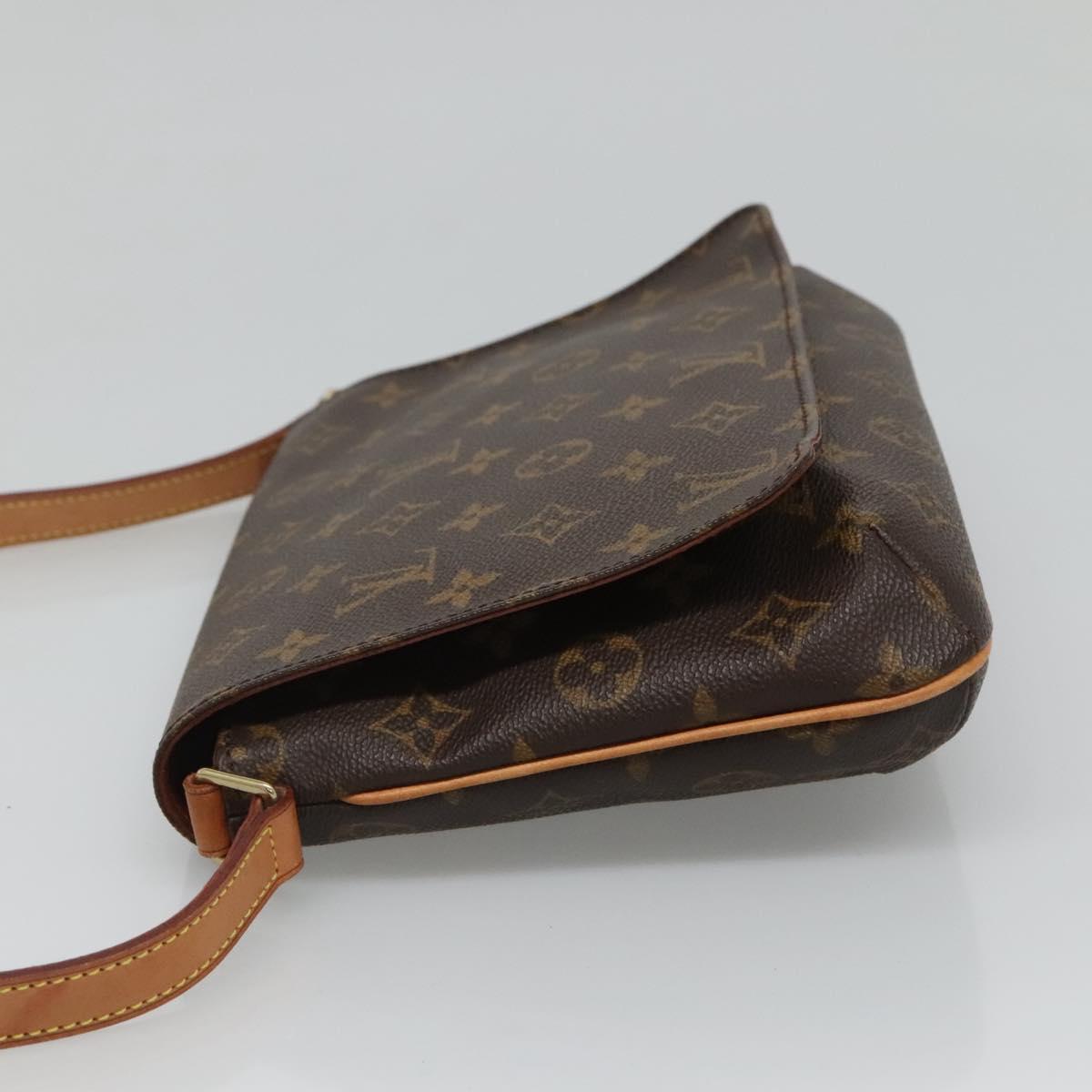 LOUIS VUITTON Monogram Musette Tango Short Strap Bag M51257 LV Auth PP348