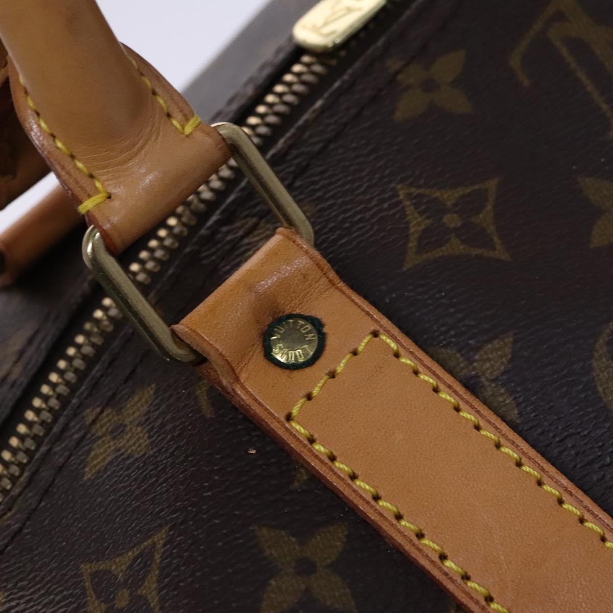 LOUIS VUITTON Monogram Keepall 60 Boston Bag M41422 LV Auth PP362
