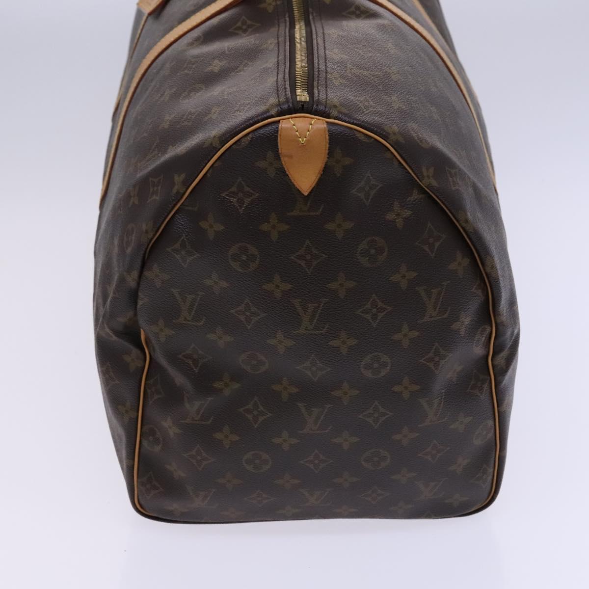 LOUIS VUITTON Monogram Keepall 60 Boston Bag M41422 LV Auth PP362