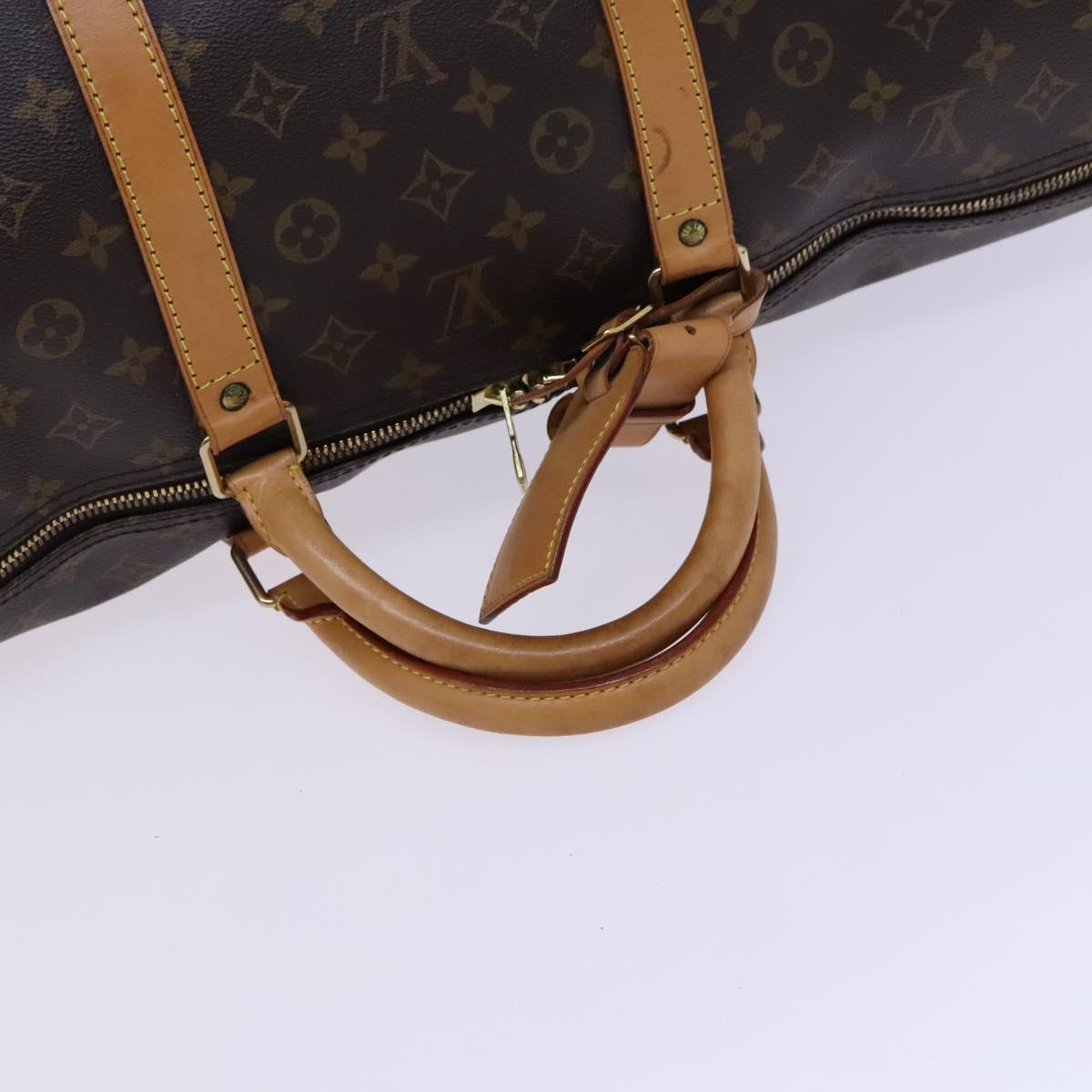 LOUIS VUITTON Monogram Keepall 60 Boston Bag M41422 LV Auth PP362