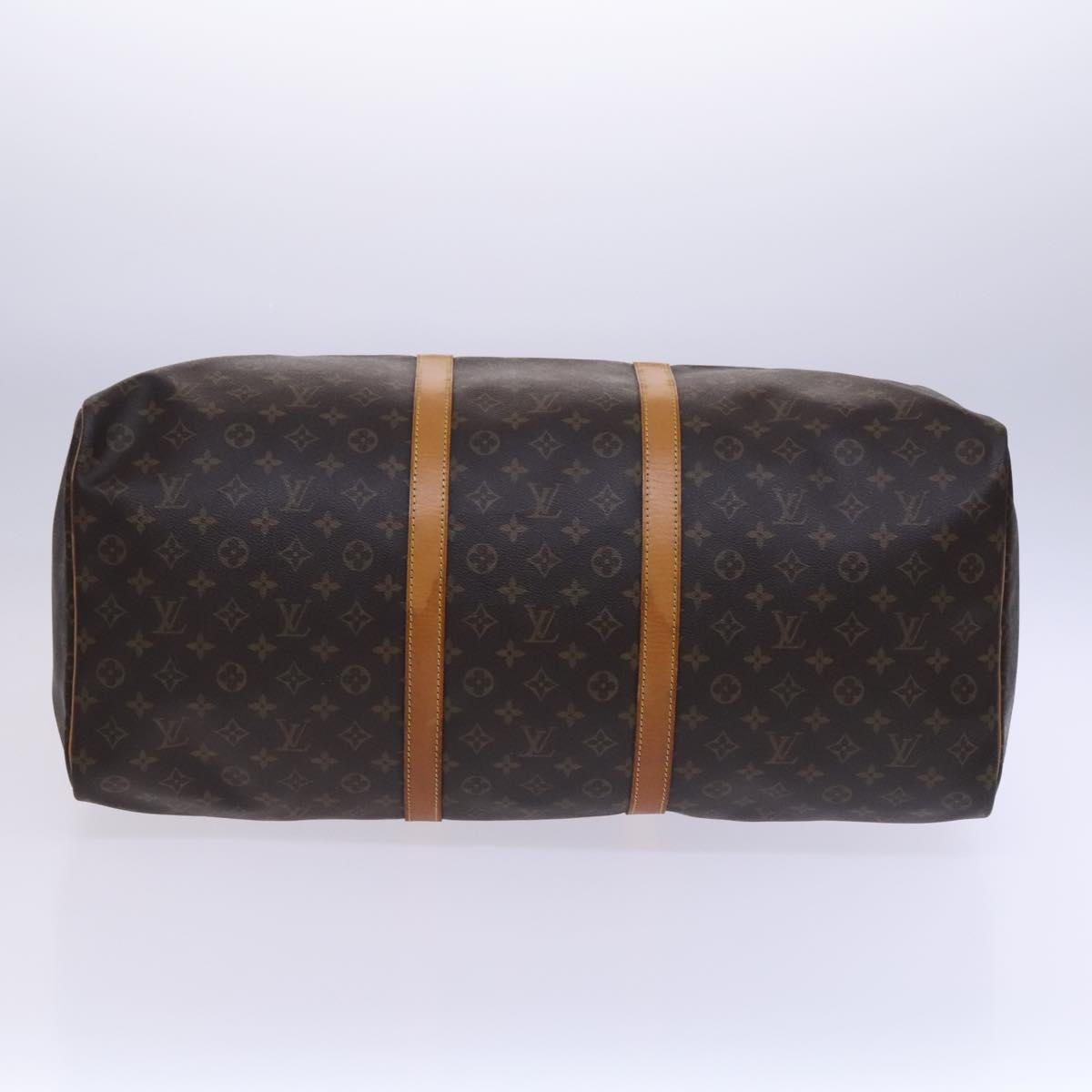 LOUIS VUITTON Monogram Keepall 60 Boston Bag M41422 LV Auth PP362