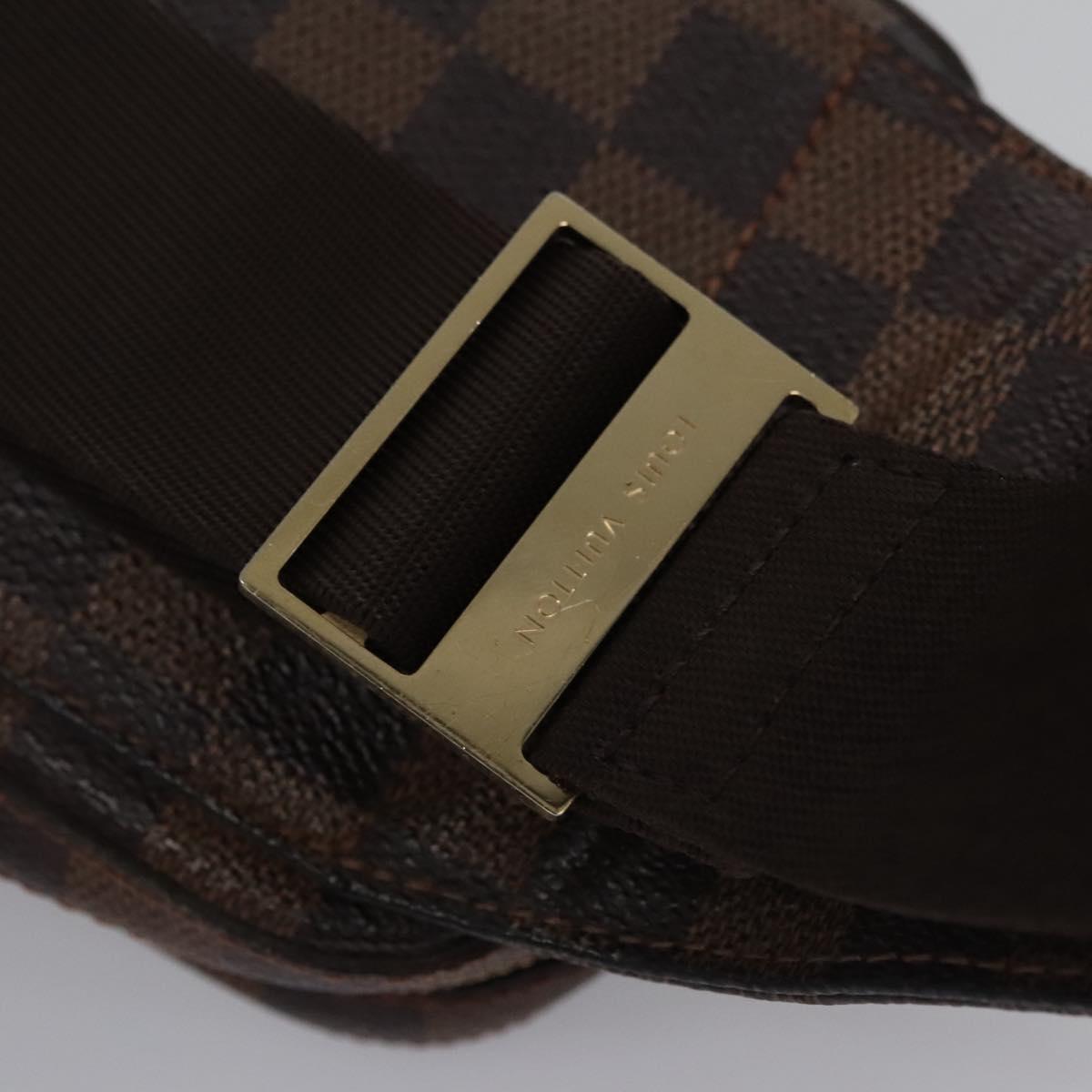 LOUIS VUITTON Damier Ebene Geronimos Shoulder Bag N51994 LV Auth PP367