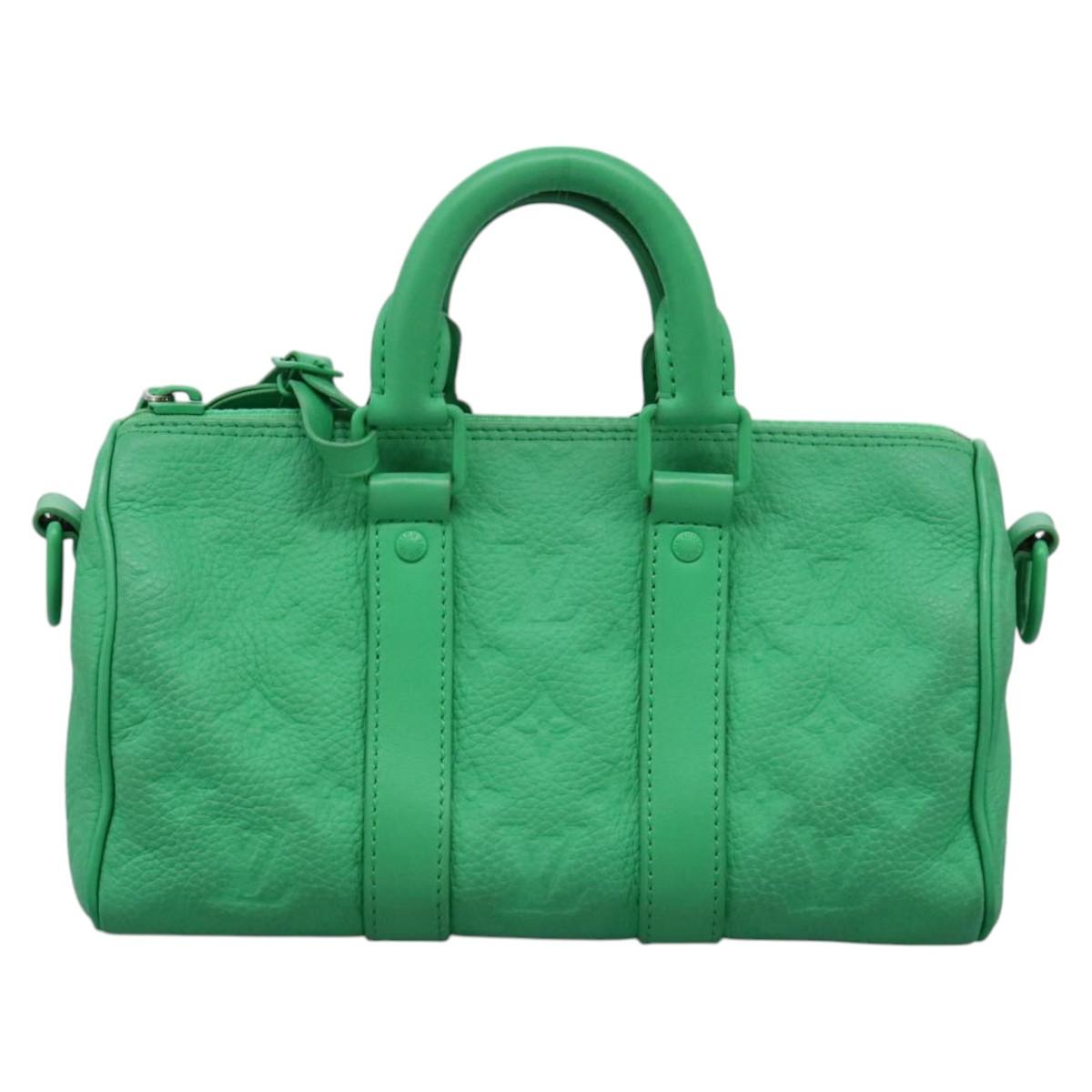 LOUIS VUITTON Empreinte Giant Keepall Bandouliere 25 Bag M20929 LV Auth PP369A
