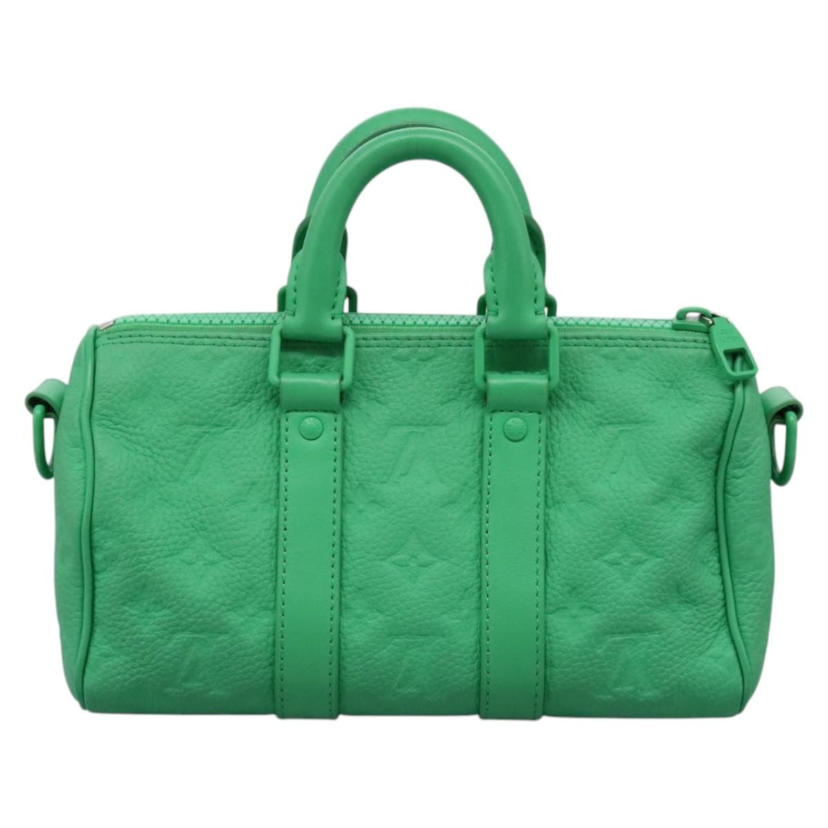 LOUIS VUITTON Empreinte Giant Keepall Bandouliere 25 Bag M20929 LV Auth PP369A