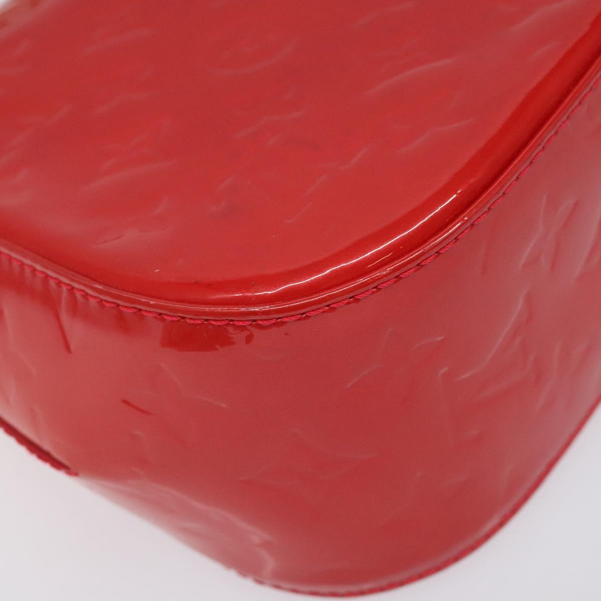 LOUIS VUITTON Vernis Bell Flower GM Bag Rouge Grunadine M91728 LV Auth PP371