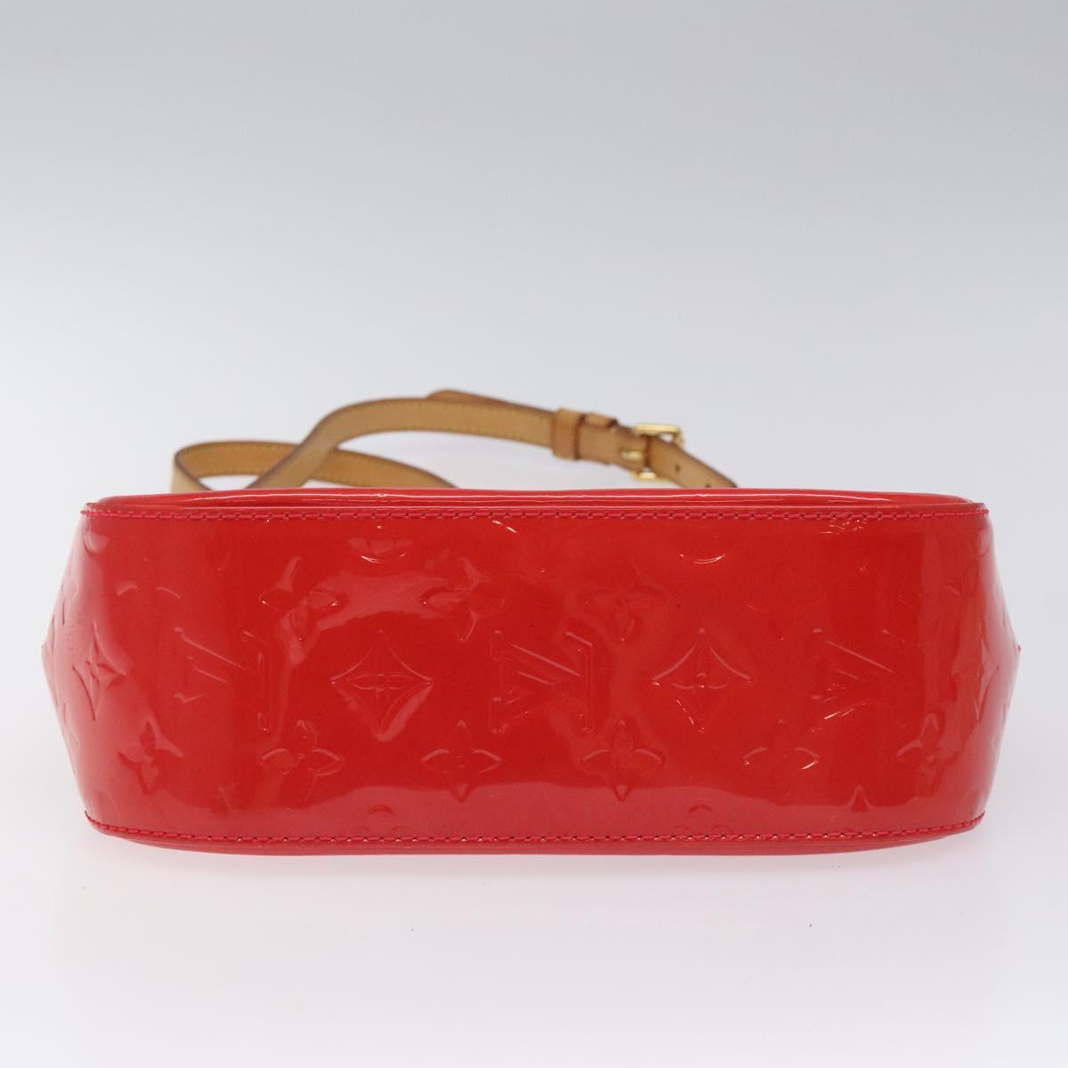 LOUIS VUITTON Vernis Bell Flower GM Bag Rouge Grunadine M91728 LV Auth PP371