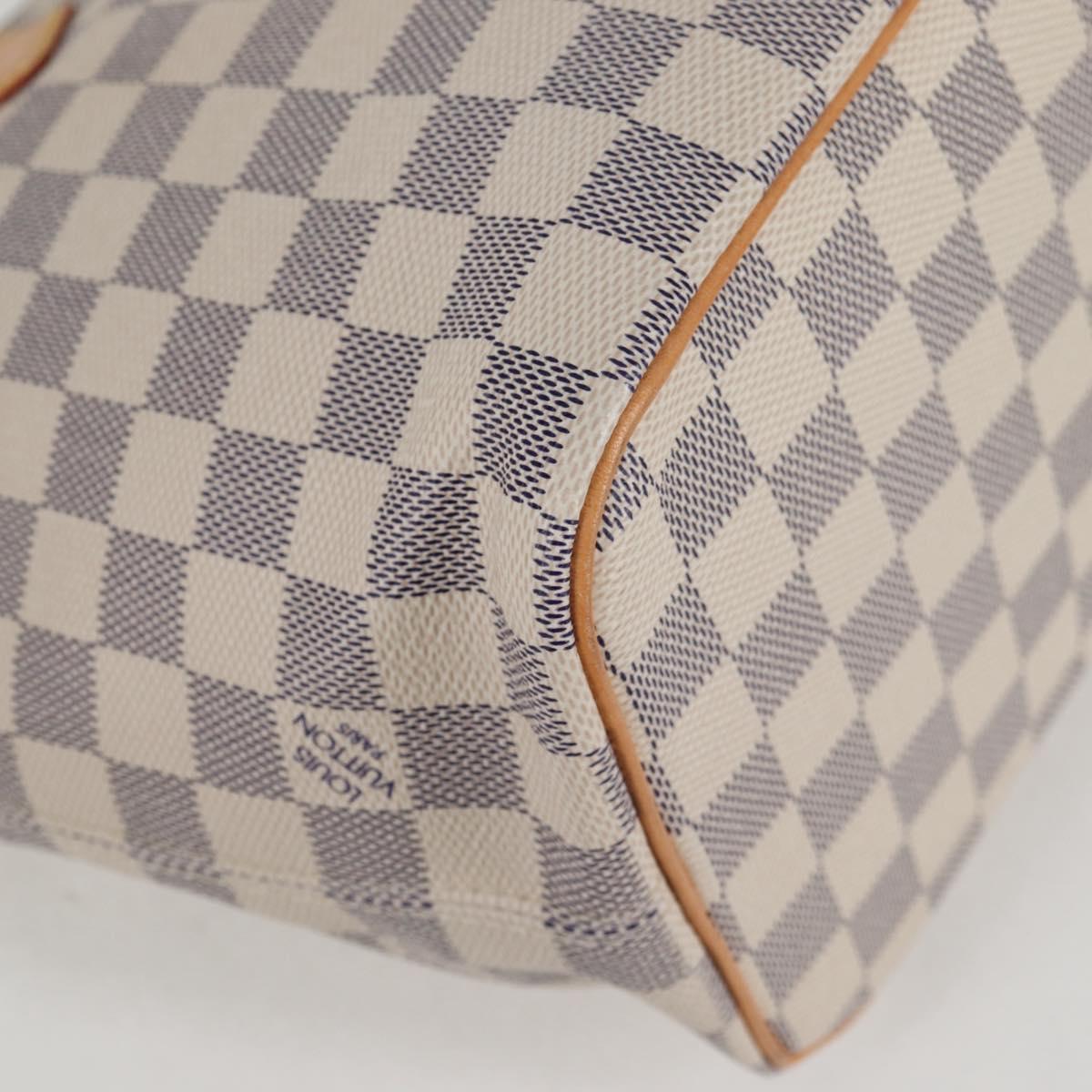 LOUIS VUITTON Damier Azur Saleya PM Tote Bag N51186 LV Auth PP684V