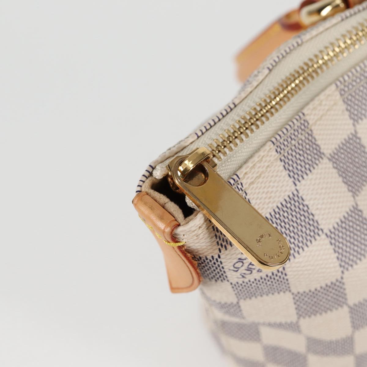 LOUIS VUITTON Damier Azur Saleya PM Tote Bag N51186 LV Auth PP684V