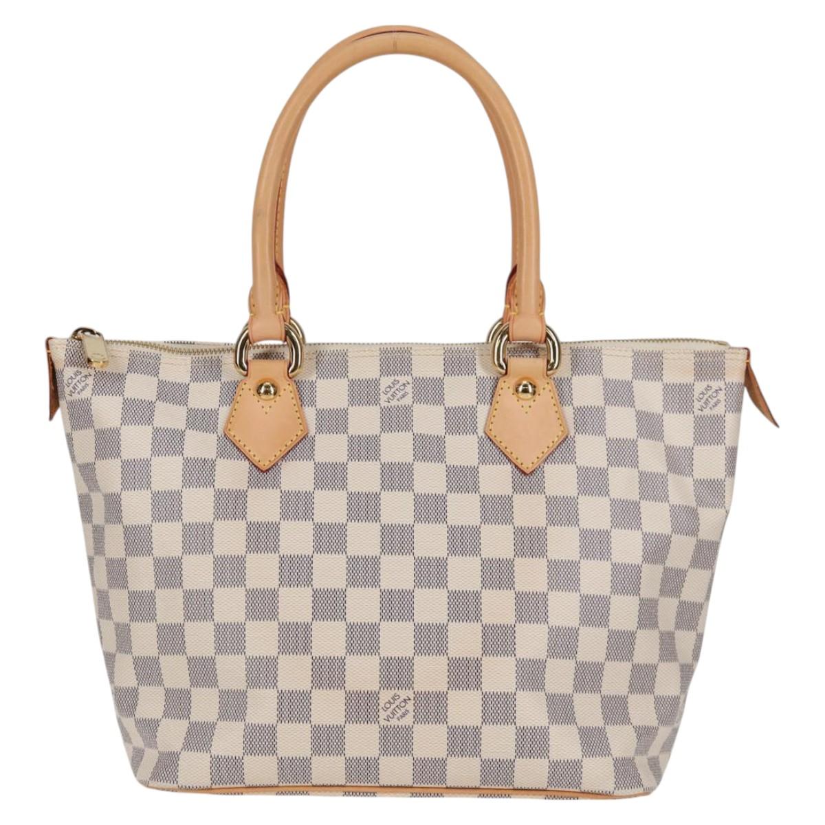 LOUIS VUITTON Damier Azur Saleya PM Tote Bag N51186 LV Auth PP684V
