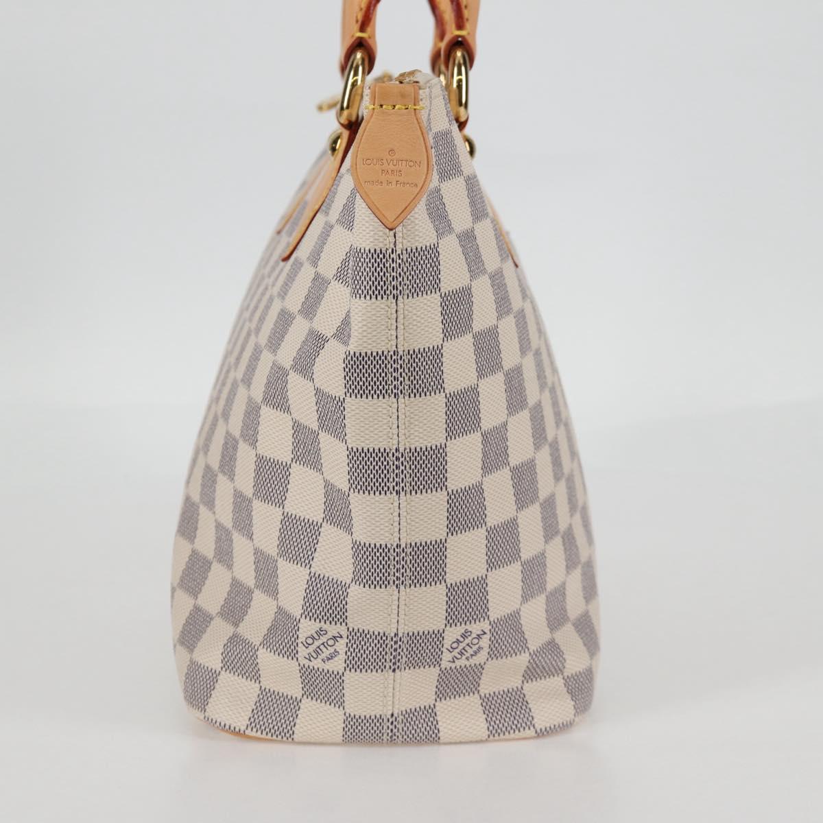 LOUIS VUITTON Damier Azur Saleya PM Tote Bag N51186 LV Auth PP684V