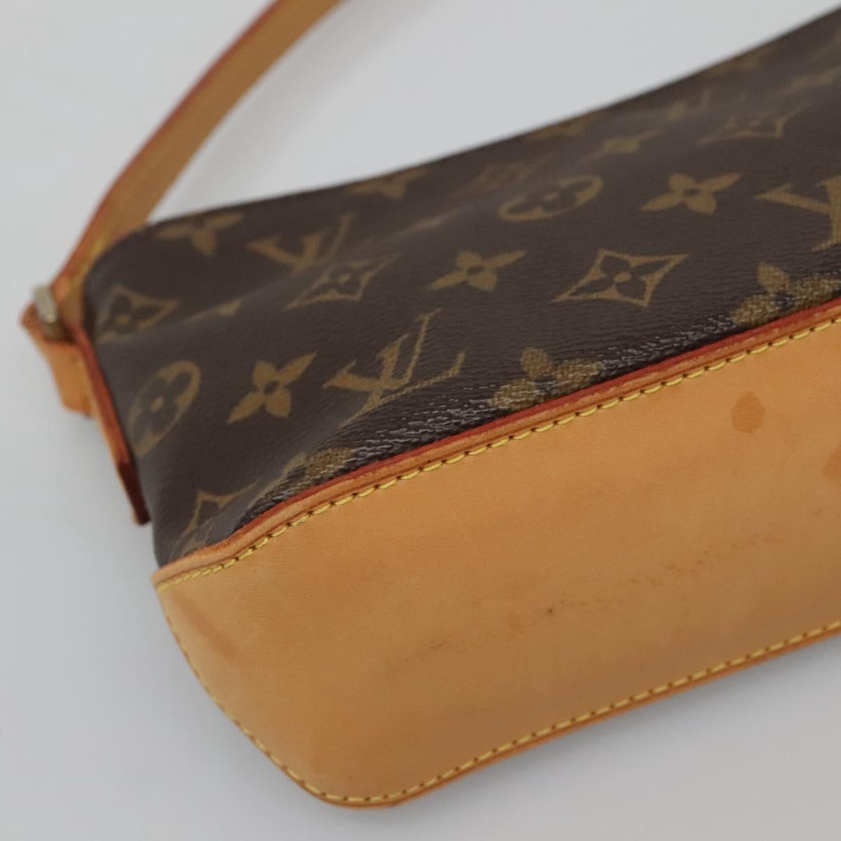 LOUIS VUITTON Monogram Trotteur Shoulder Bag M51240 LV Auth PP688