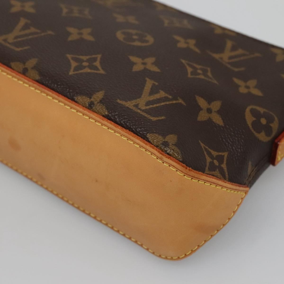 LOUIS VUITTON Monogram Trotteur Shoulder Bag M51240 LV Auth PP688