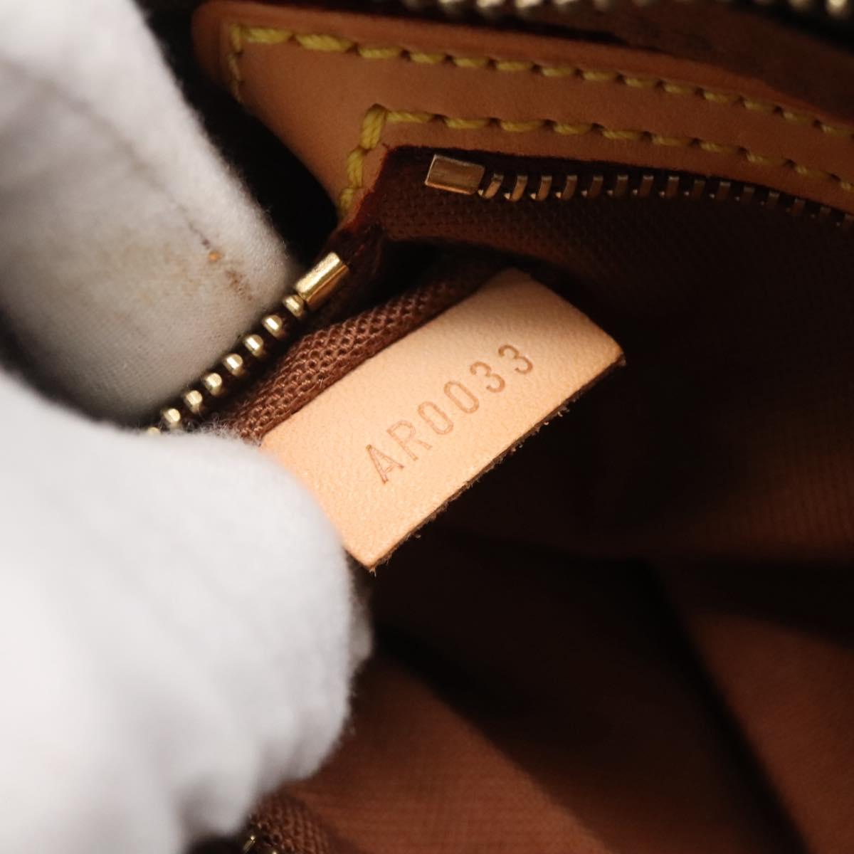 LOUIS VUITTON Monogram Trotteur Shoulder Bag M51240 LV Auth PP688