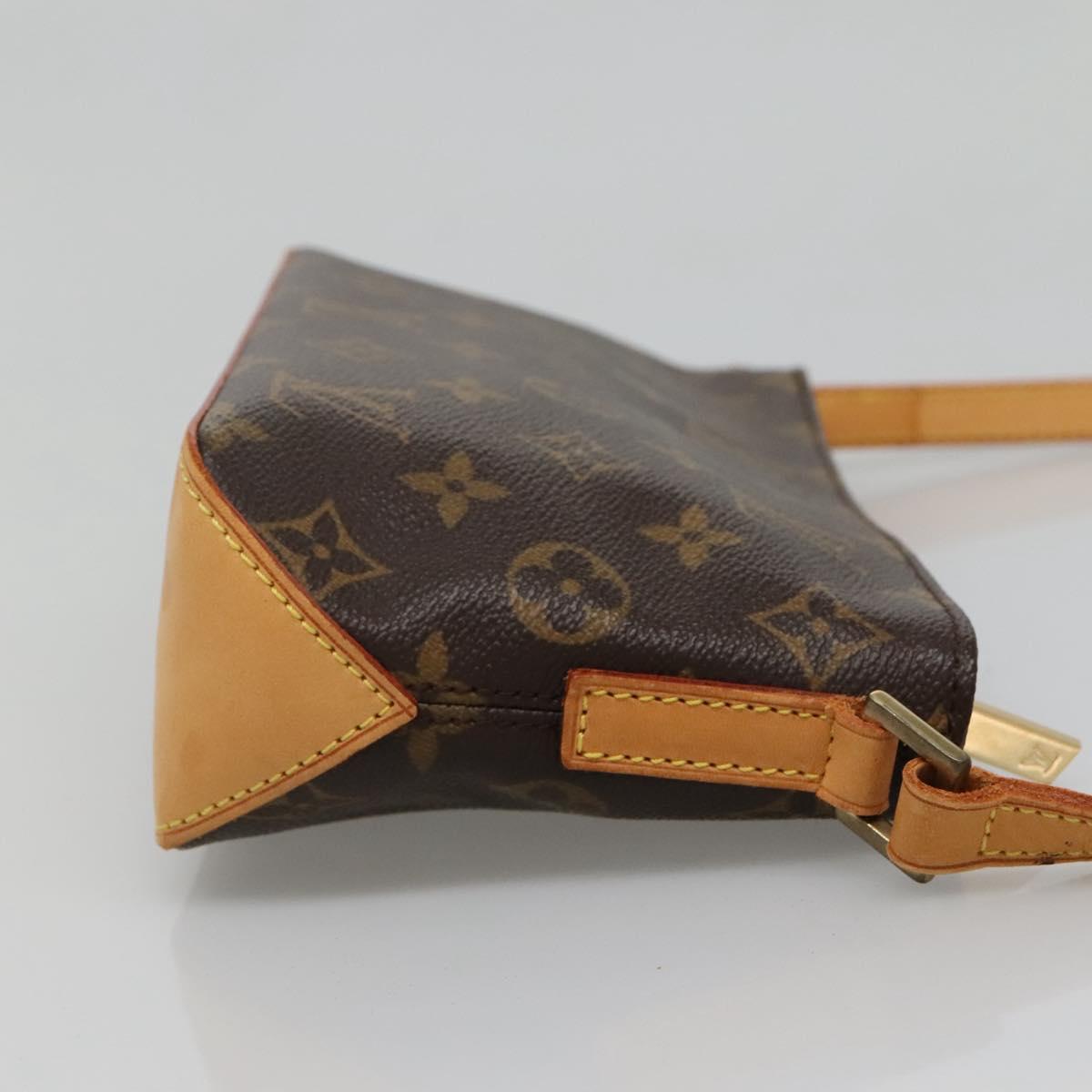 LOUIS VUITTON Monogram Trotteur Shoulder Bag M51240 LV Auth PP688