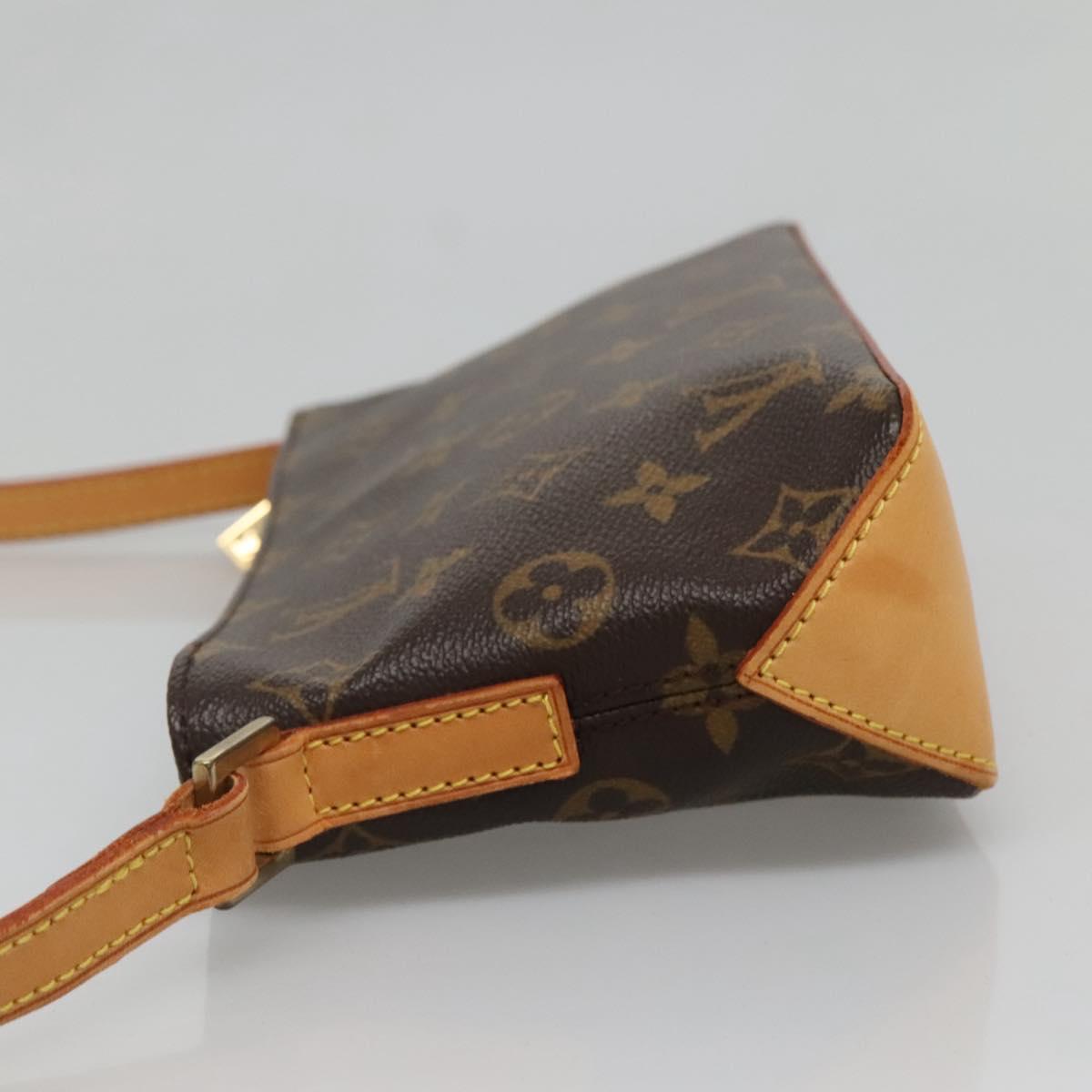 LOUIS VUITTON Monogram Trotteur Shoulder Bag M51240 LV Auth PP688