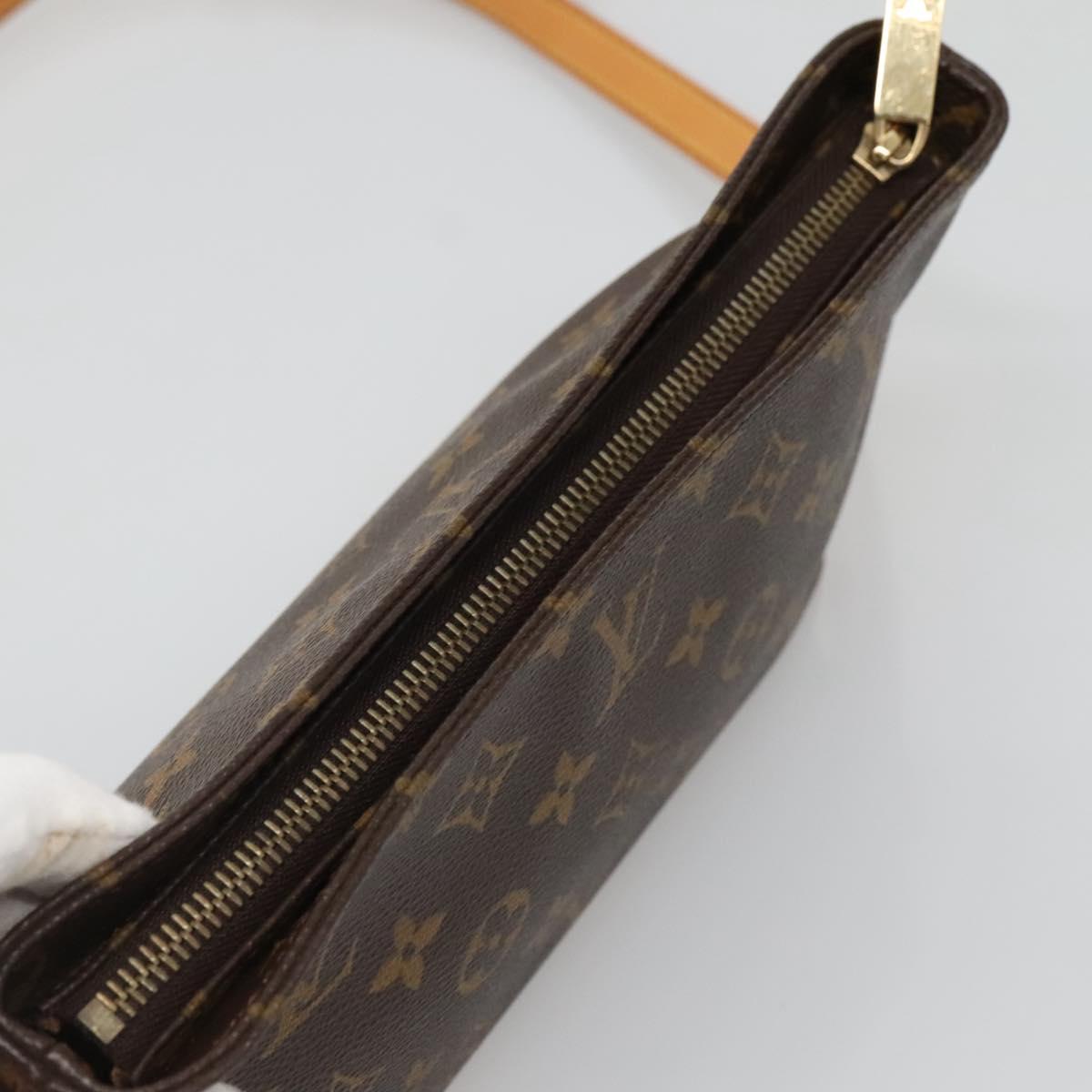 LOUIS VUITTON Monogram Trotteur Shoulder Bag M51240 LV Auth PP688