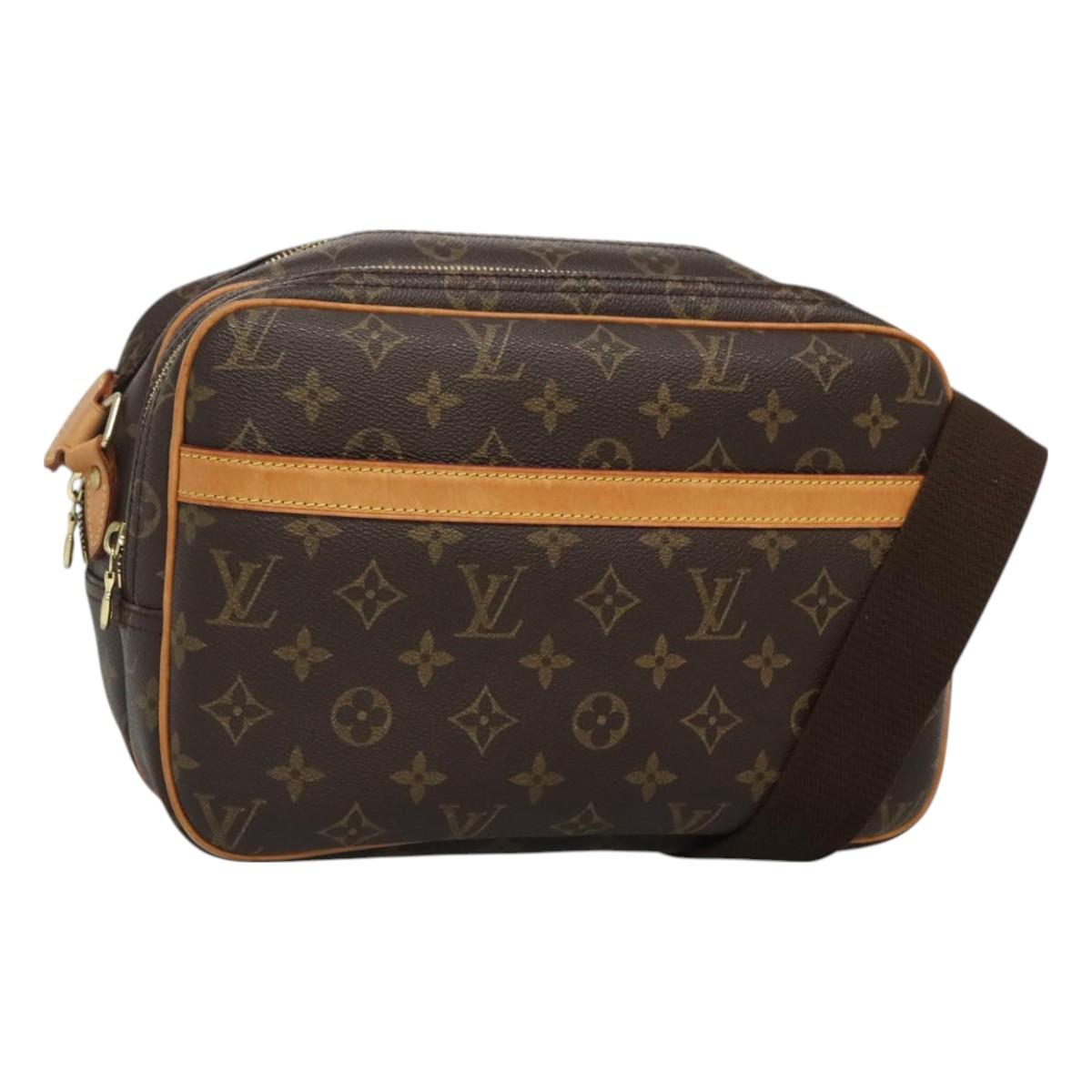 LOUIS VUITTON Monogram Reporter PM Shoulder Bag M45254 LV Auth PP693